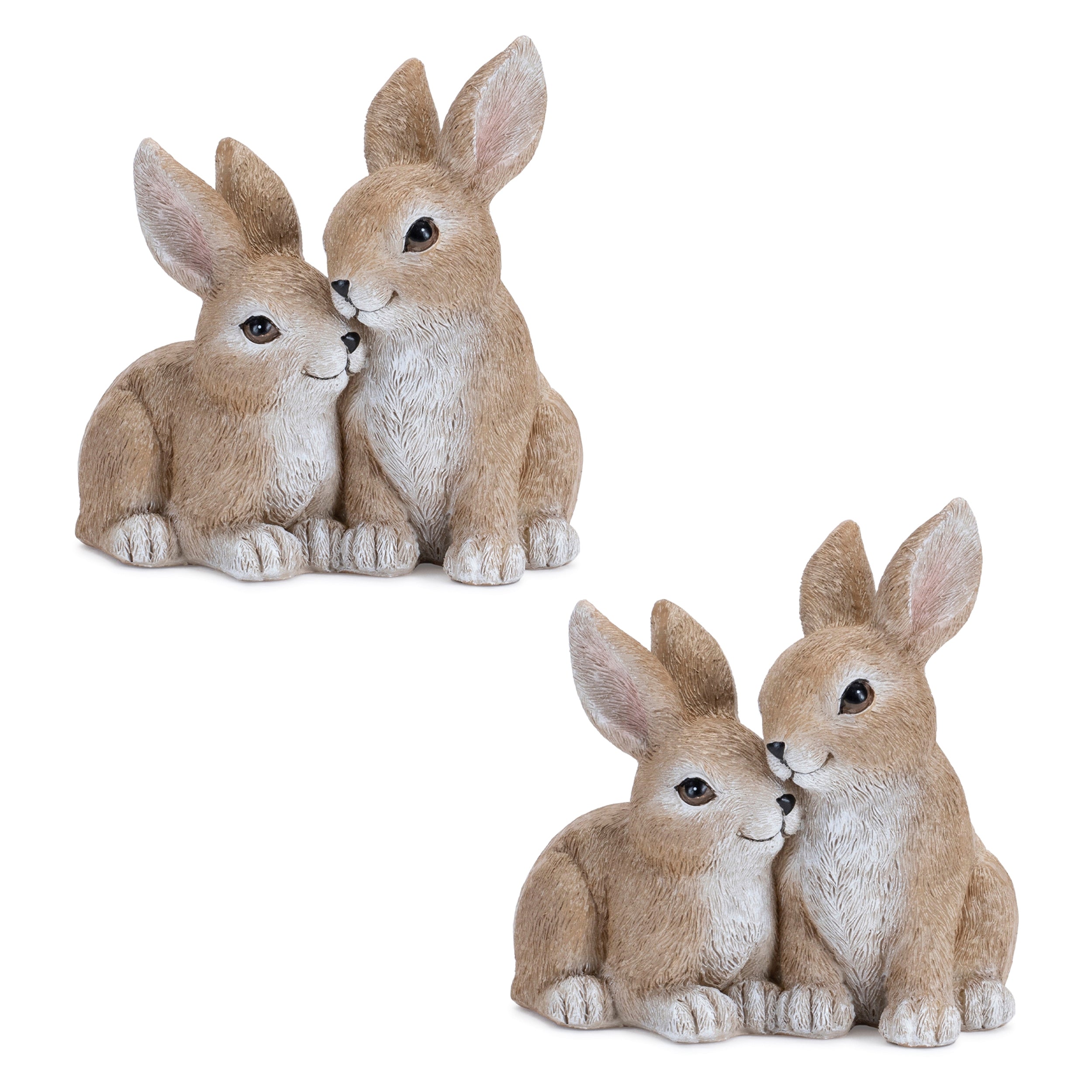 Woodland Bunny Couple Figurine, Set of 2