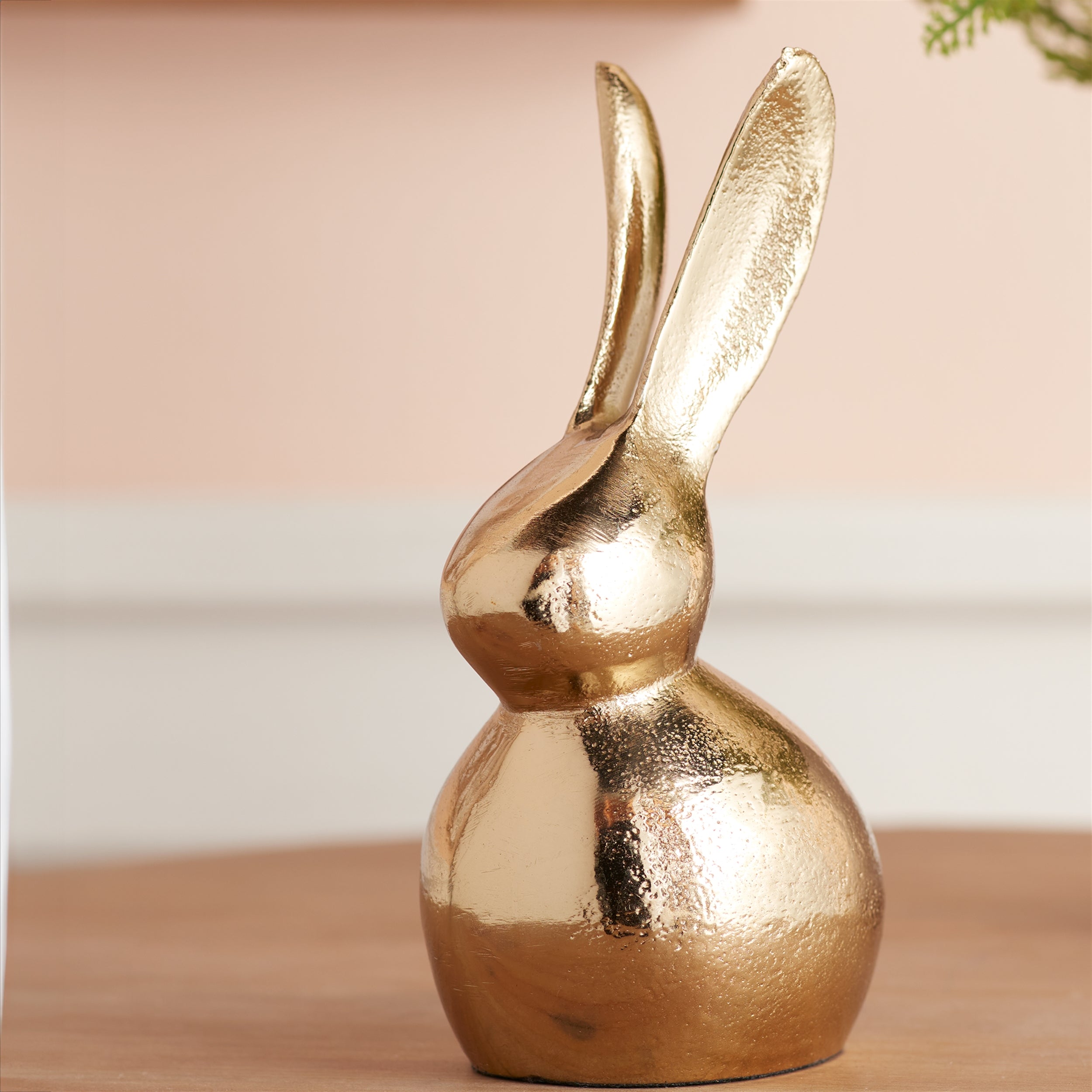 Modern Metal Bunny Décor, Set of 2