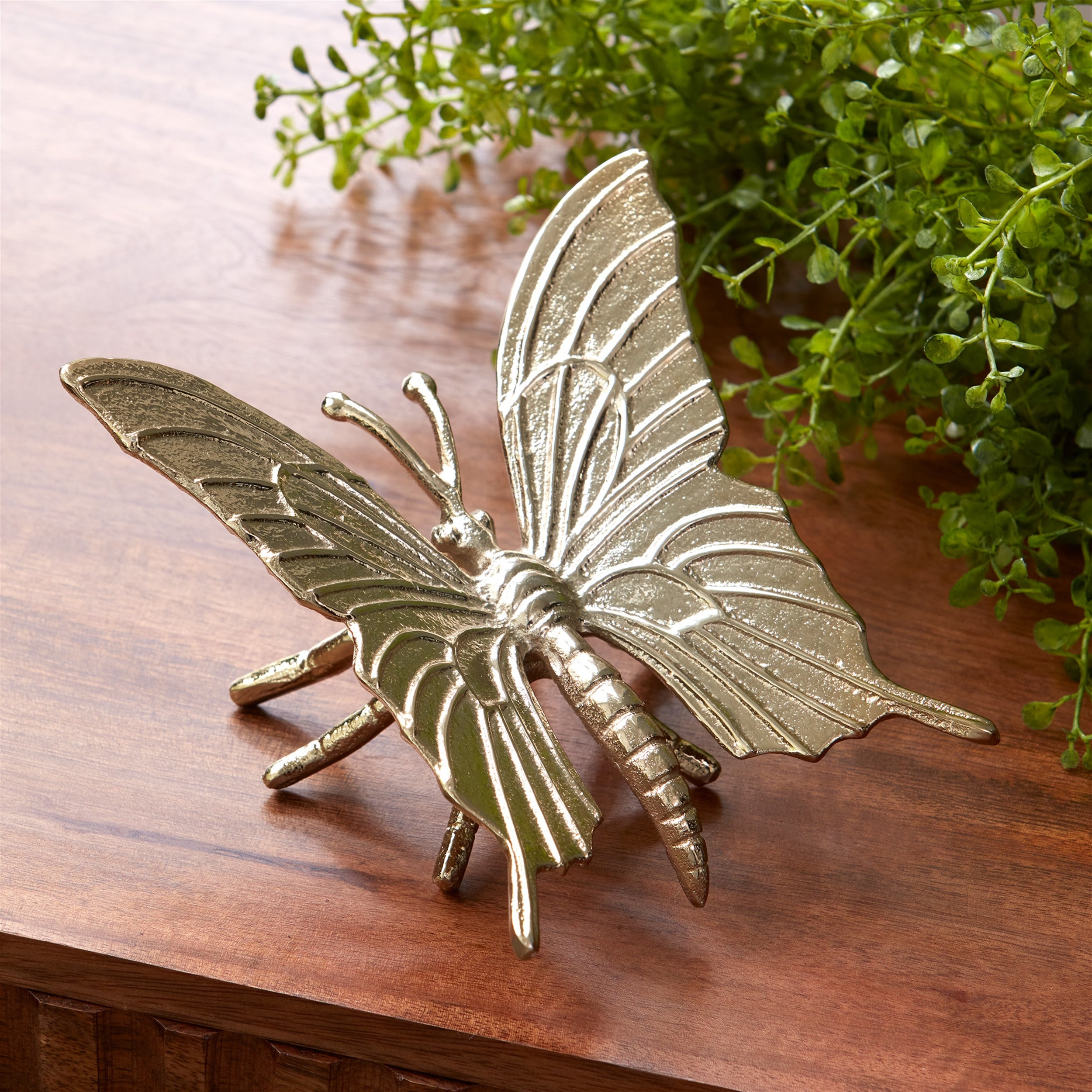 Modern Metal Butterfly Décor, Set of 2