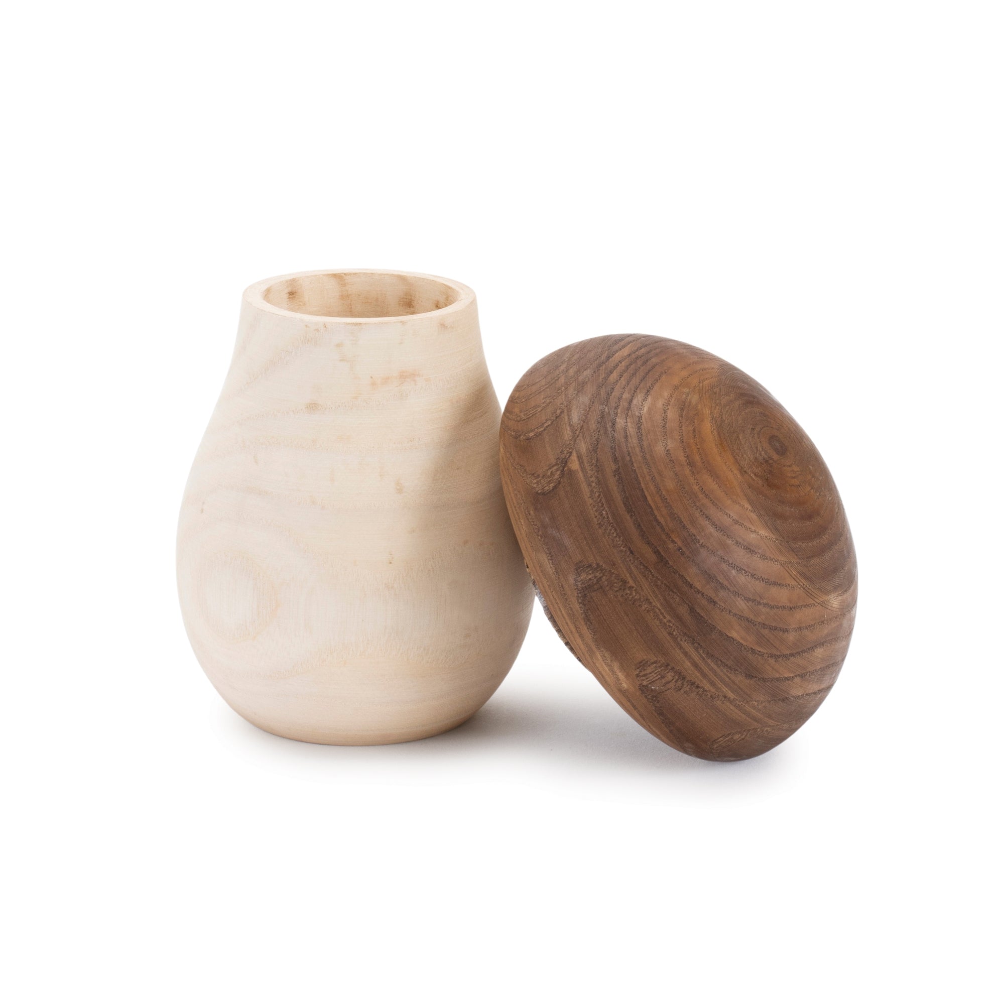 Wood Mushroom Box Decor, Set of 2