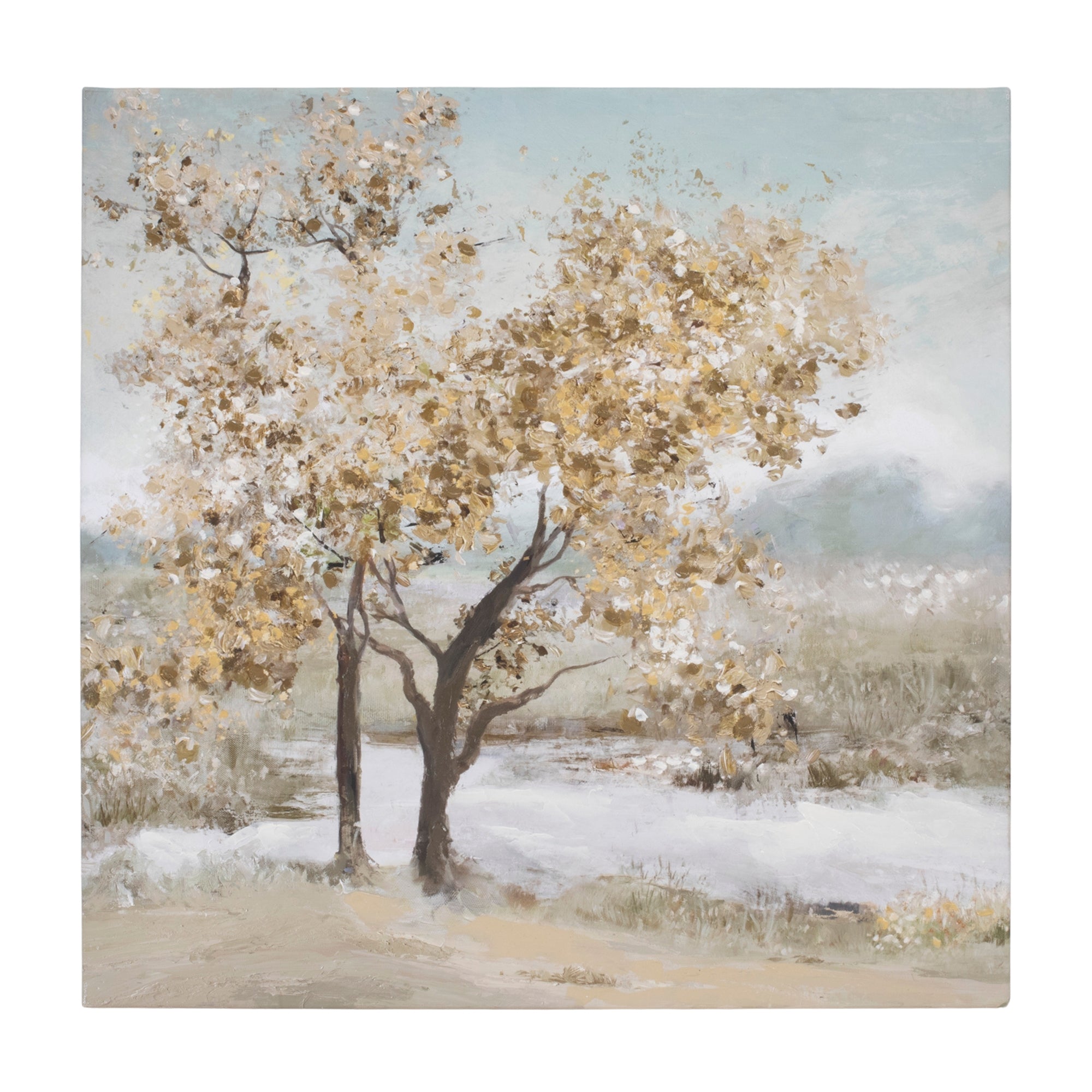 Framed Tree Canvas Art, Set of 2