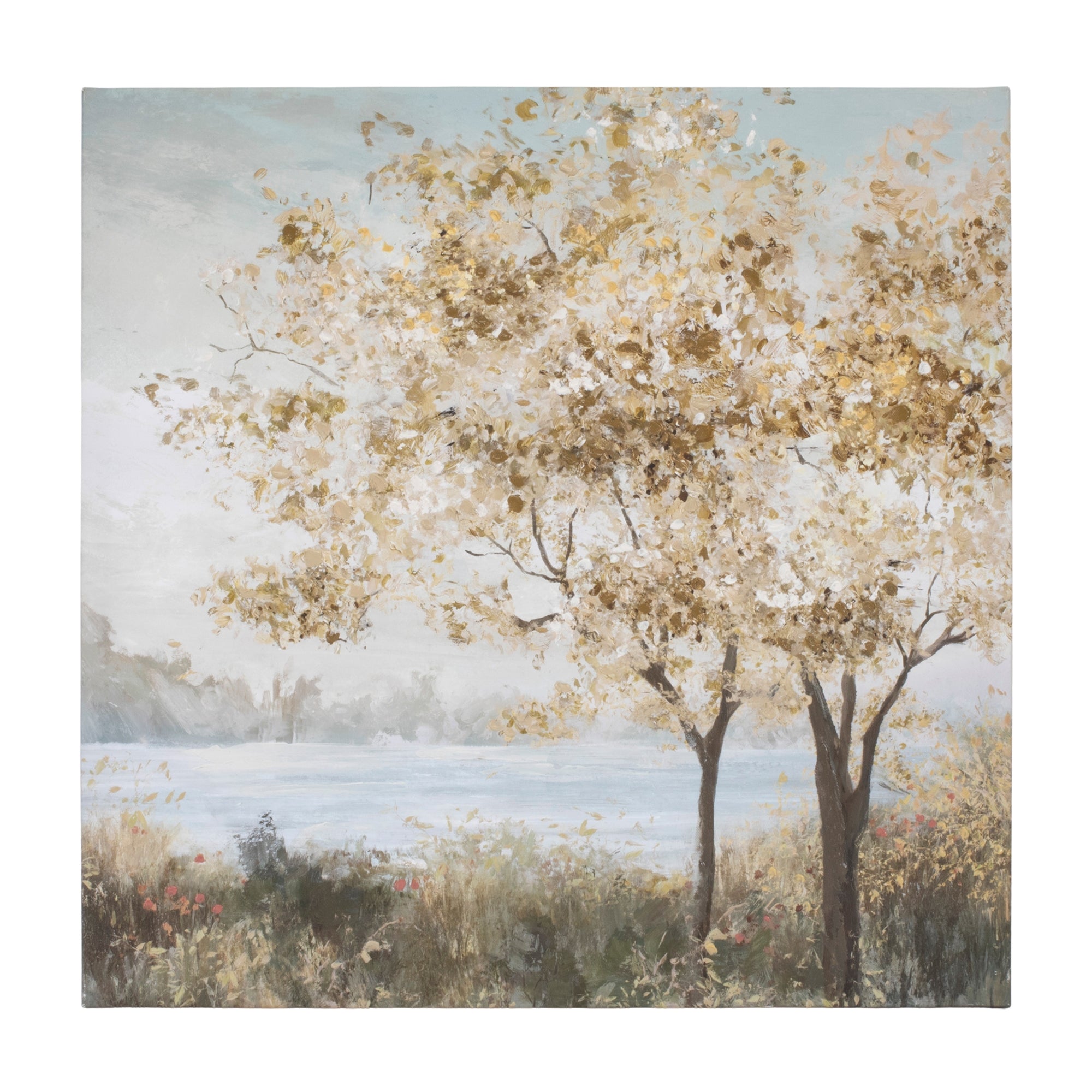 Framed Tree Canvas Art, Set of 2
