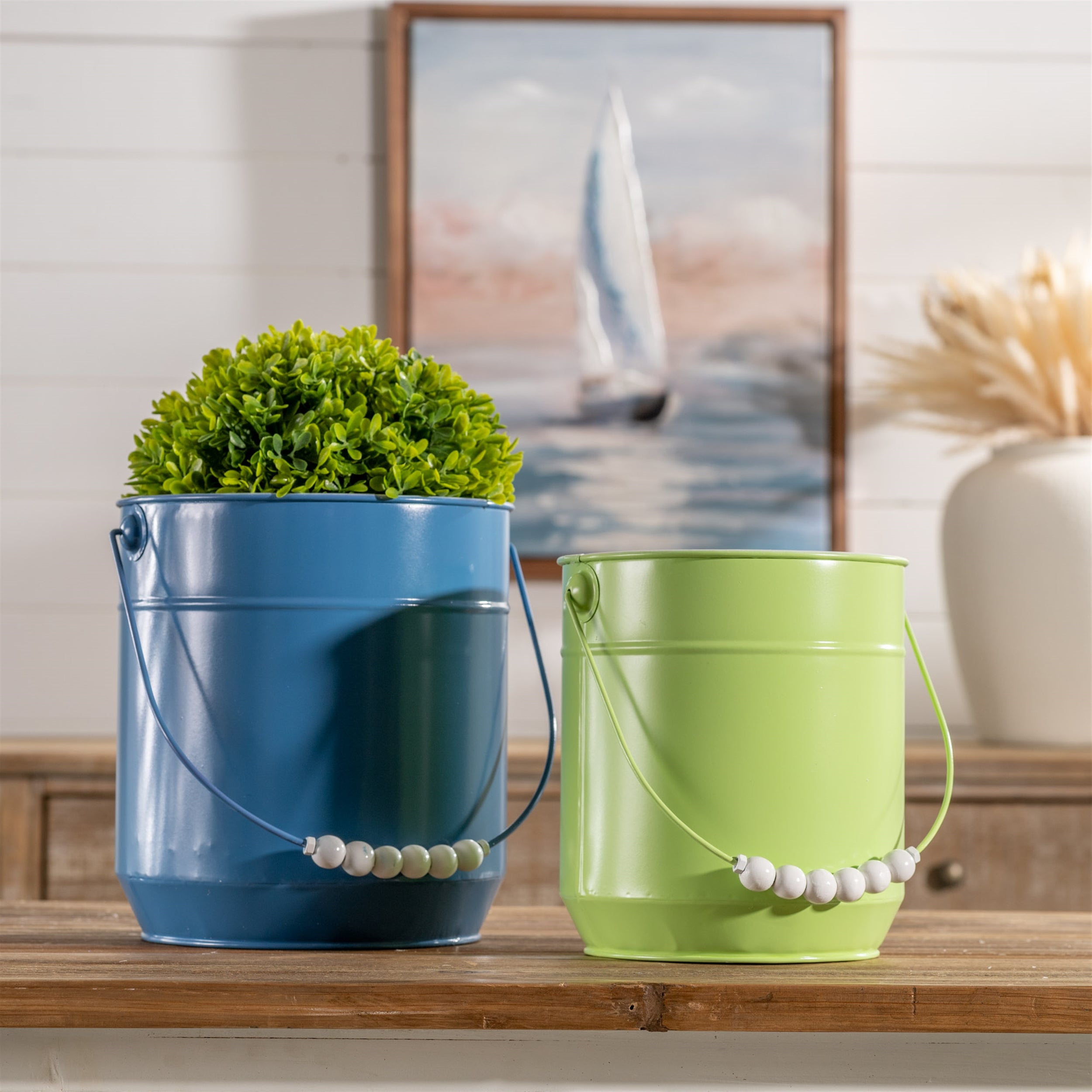 Boxwood Foliage Orb, Set of 2
