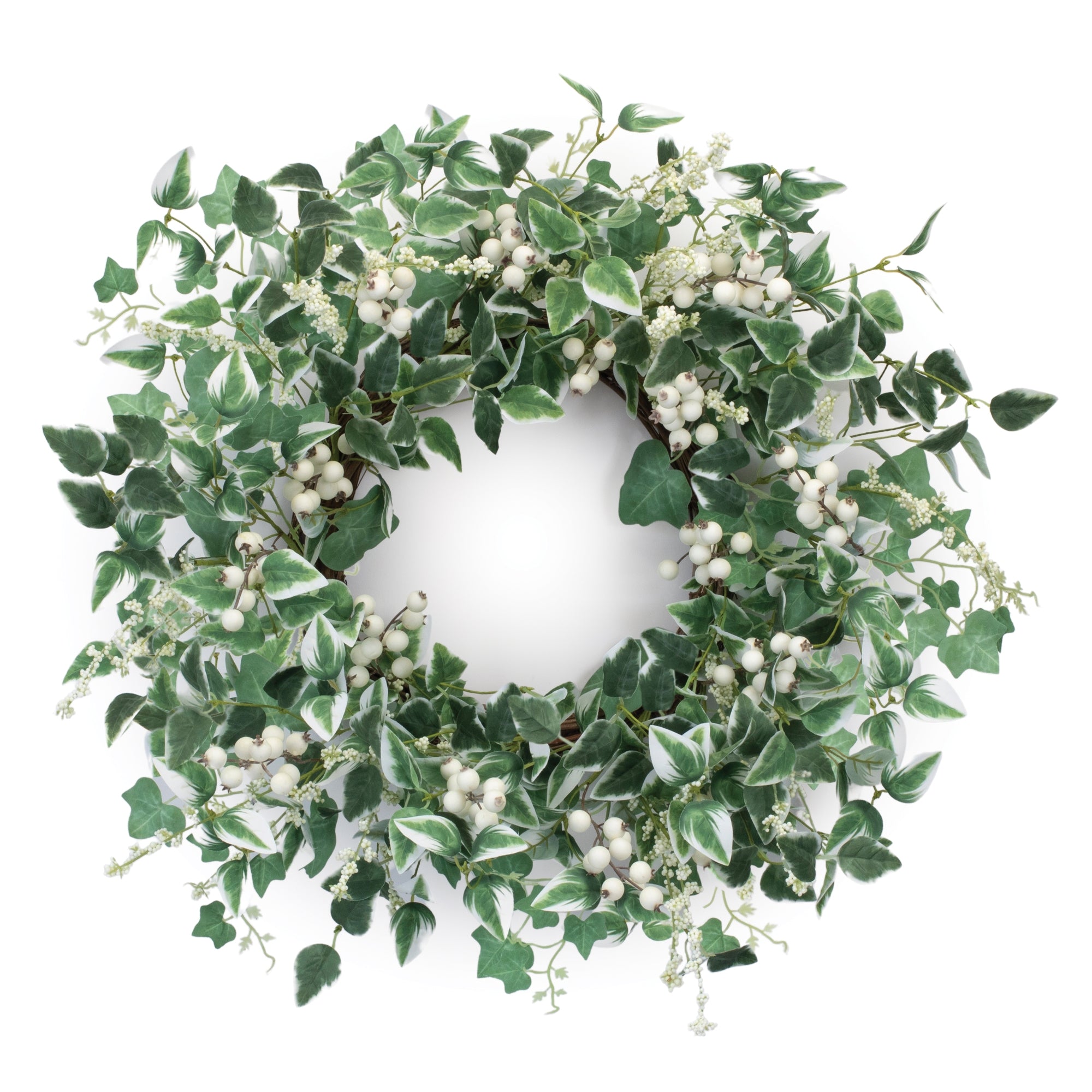 Mixed Foliage and Berry Wreath