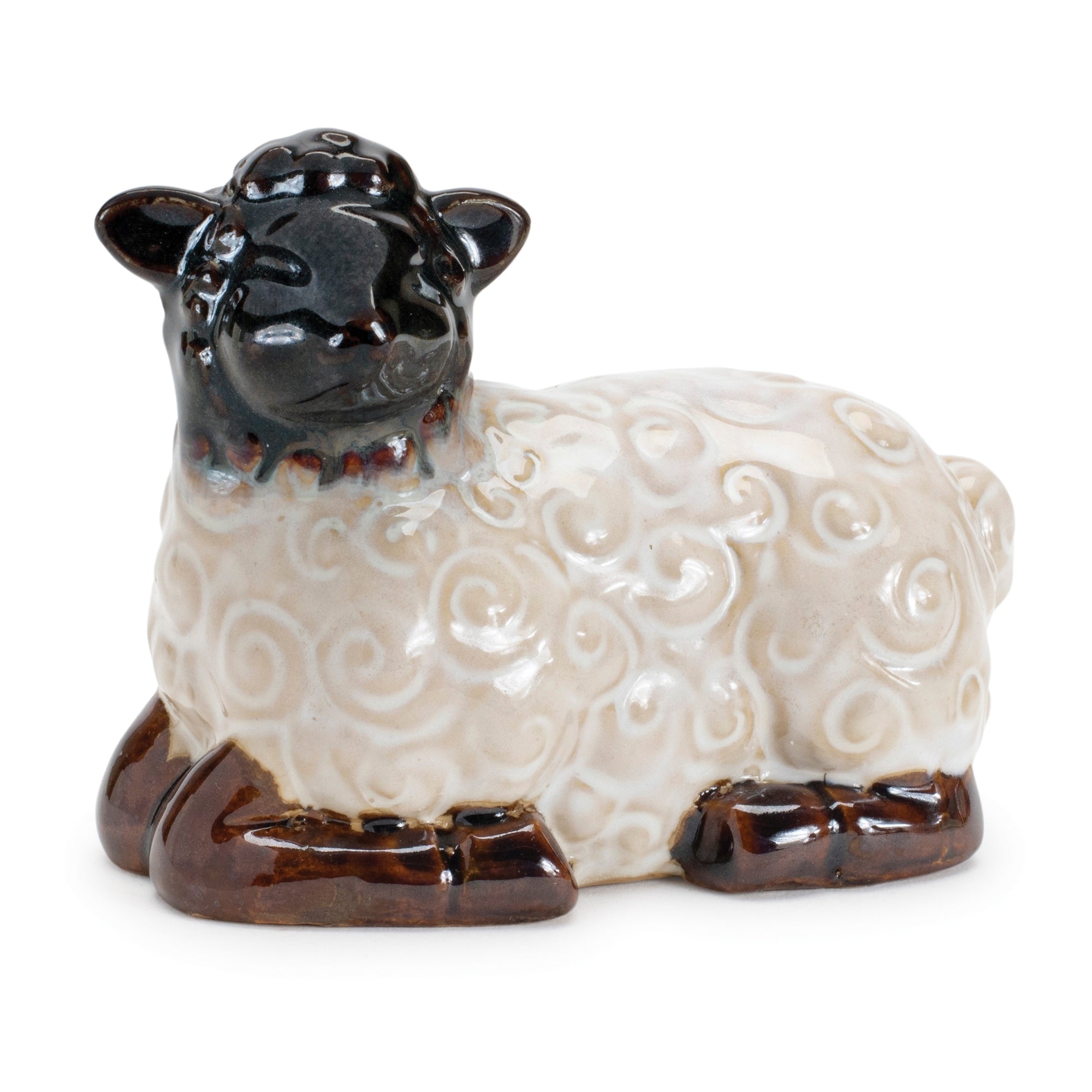 Mini Sheep Figurine, Set of 6