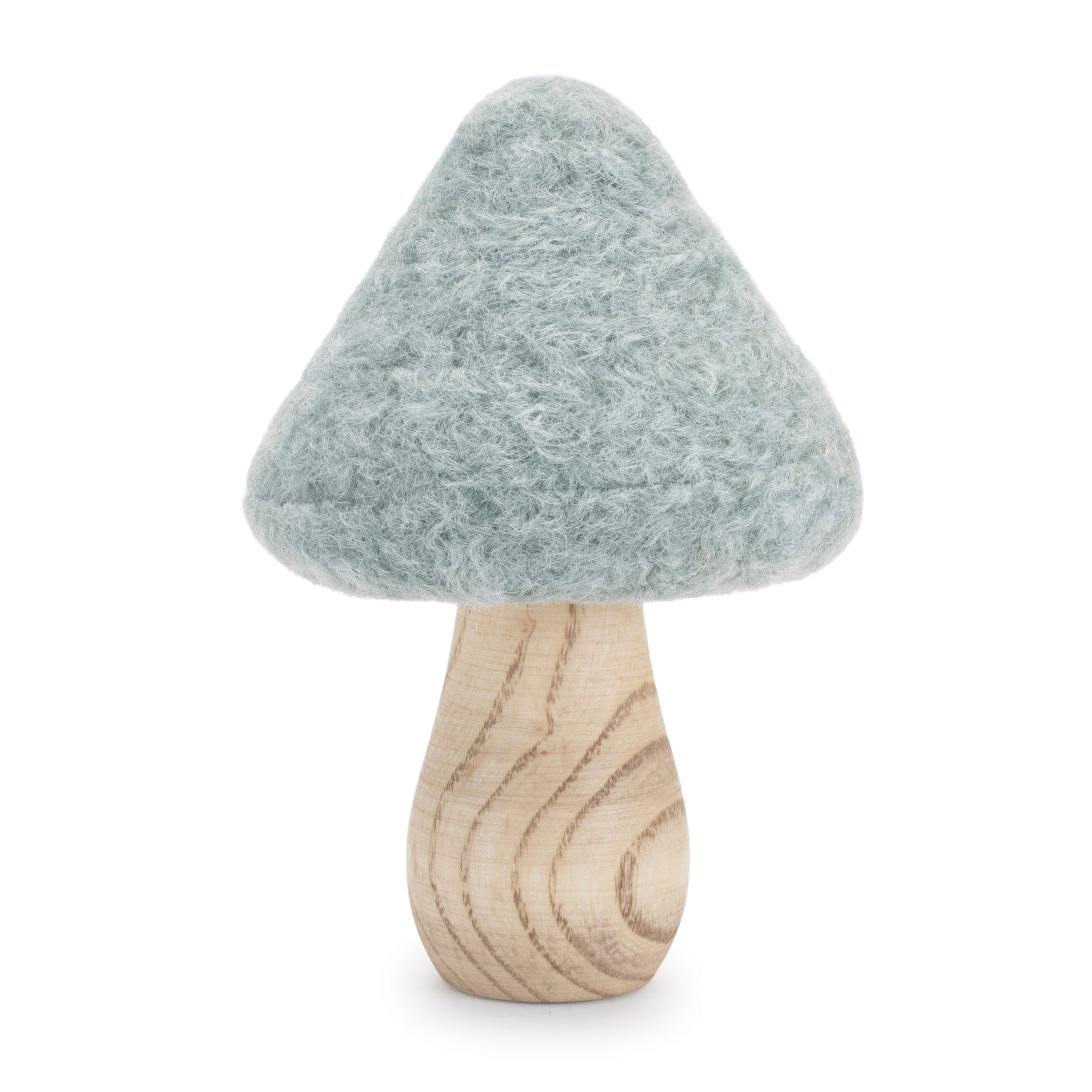 Felt Wood Mushroom Decor, Set of 24