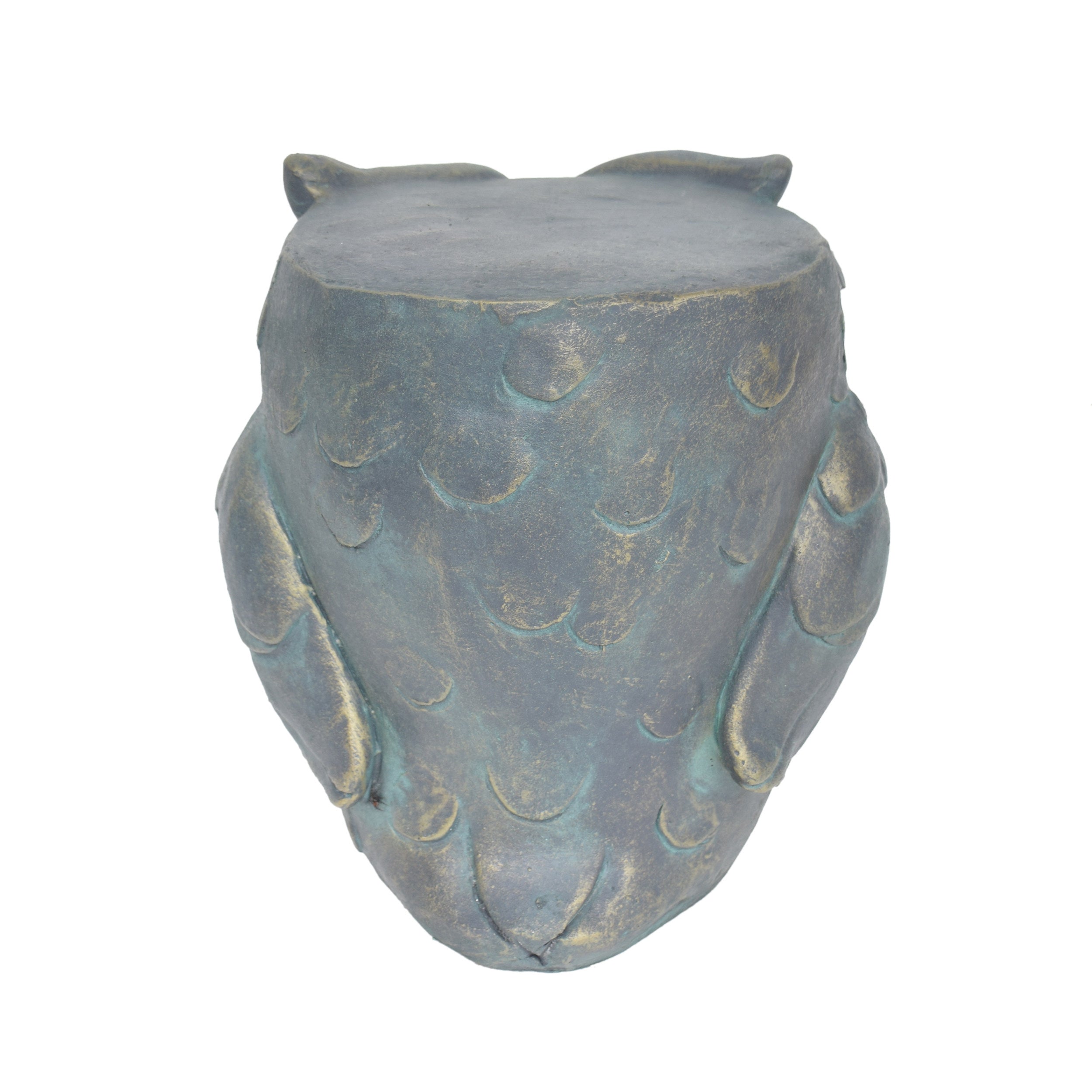 Outdoor Lightweight Concrete Owl Stool