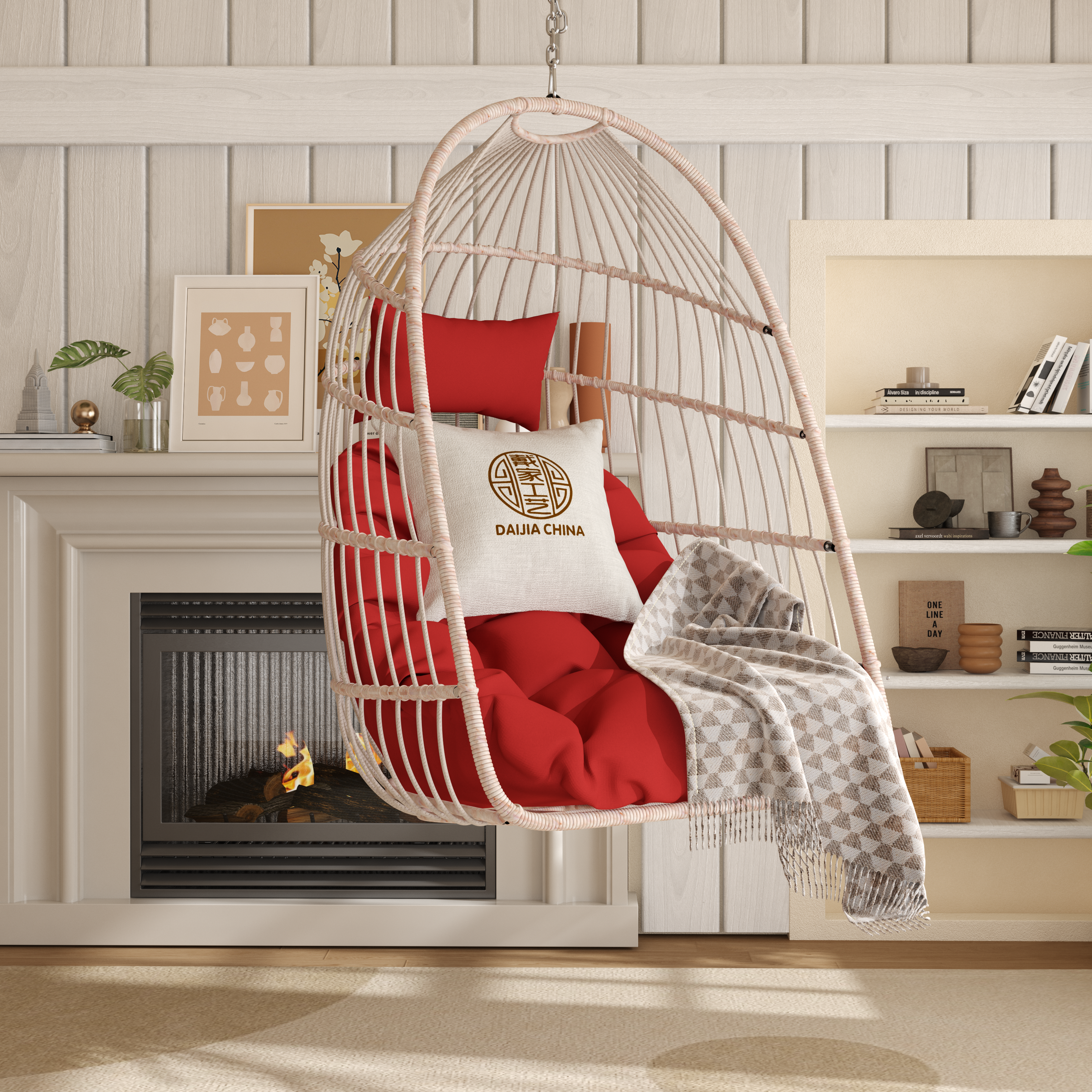 Folding Outdoor Egg Swing Chair