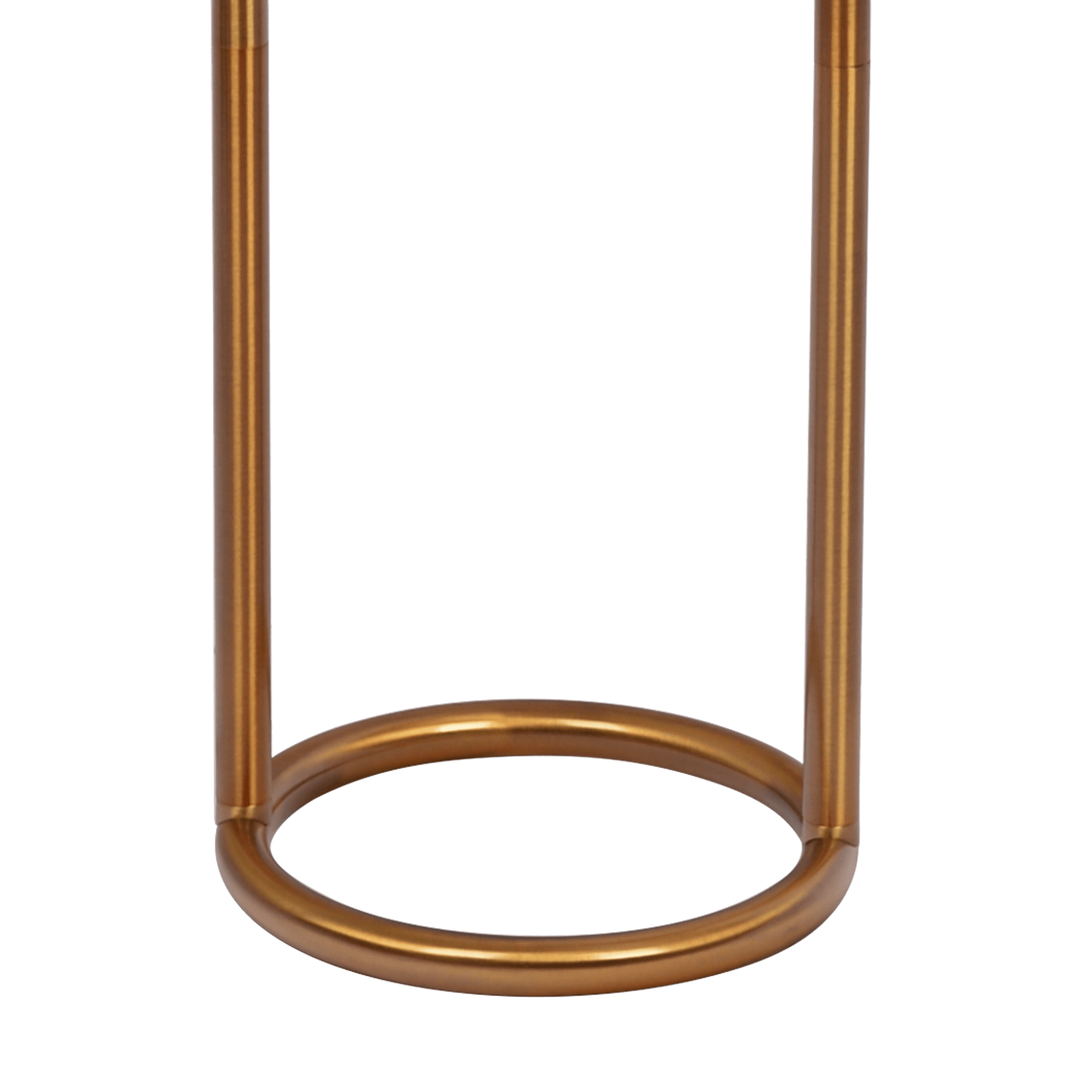 Floor Lamp with Large Drum Shade and Ring Base
