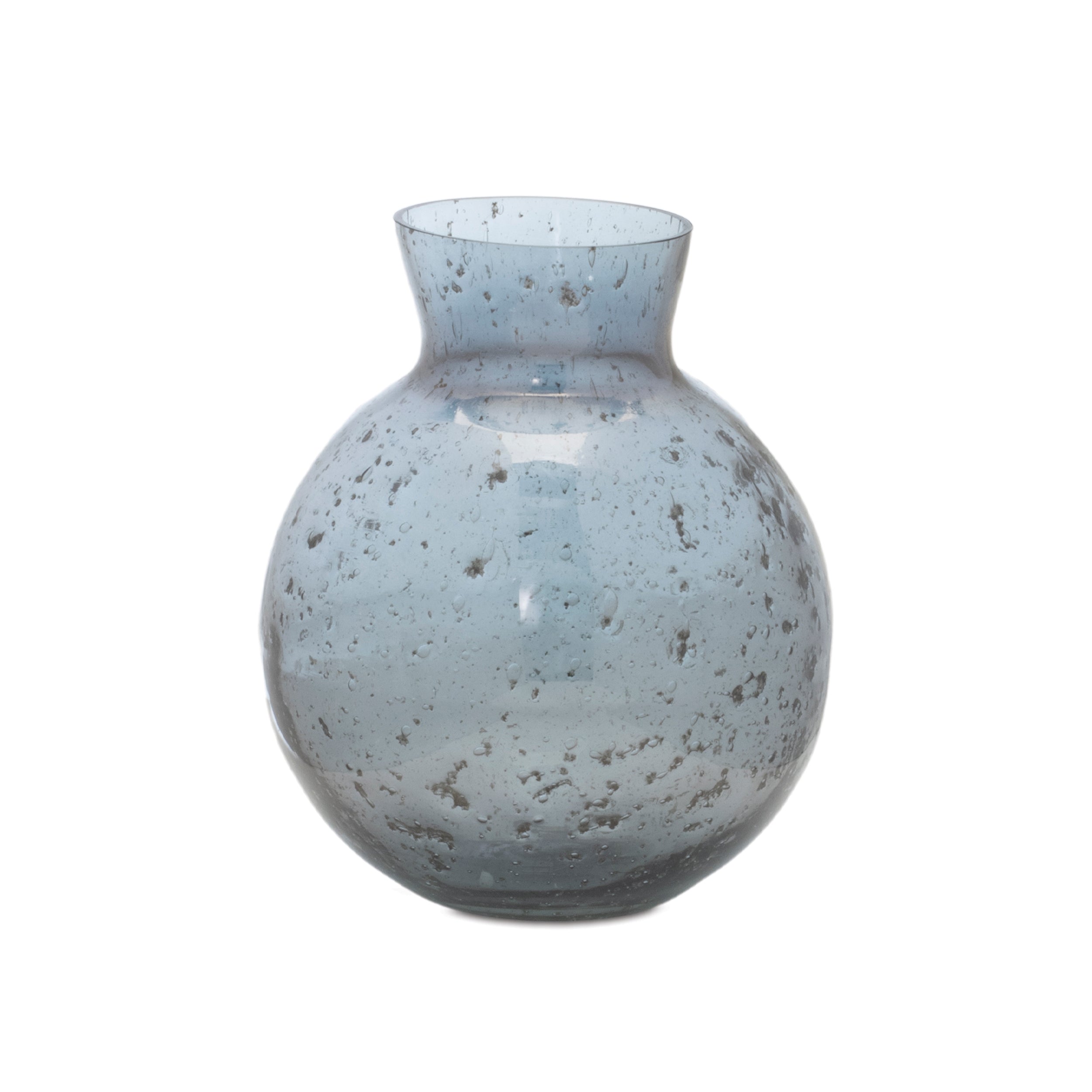 Bubbled Glass Bud Vase, Set of 3