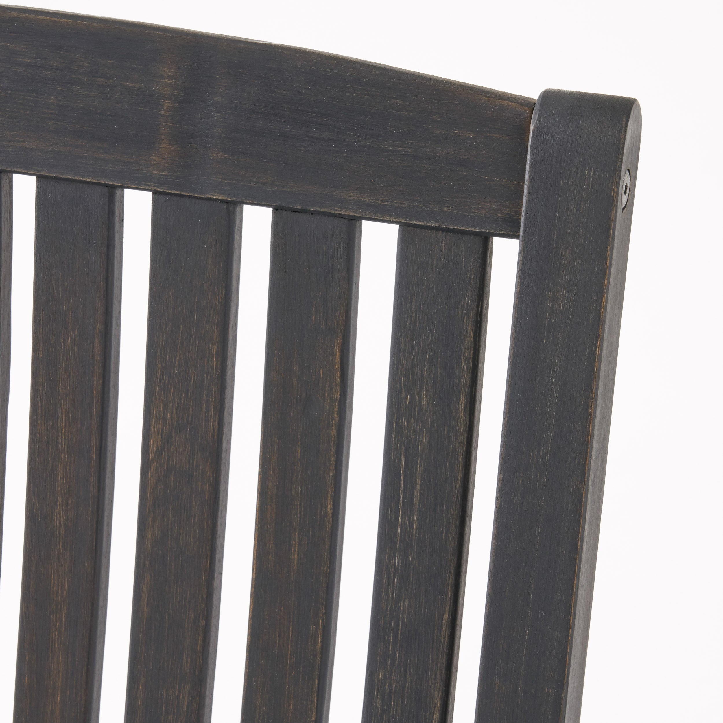 Muse Outdoor Acacia Rocking Chair with Slat Design