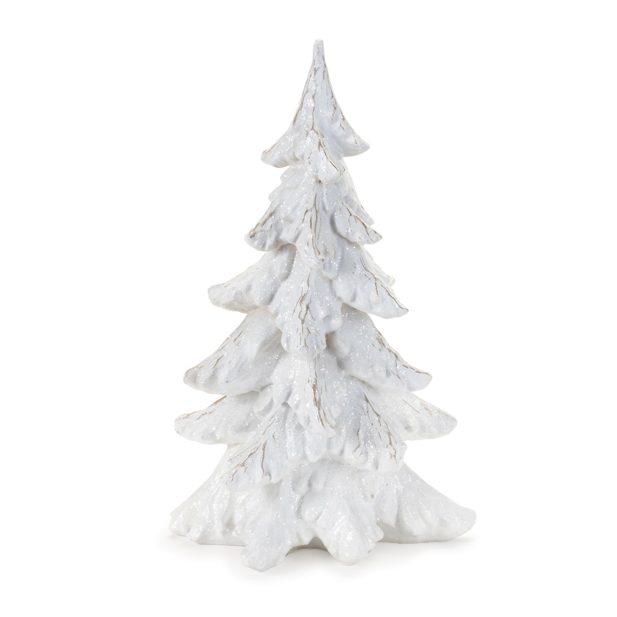 Frosted Glitter Pine Tree, Set of 3