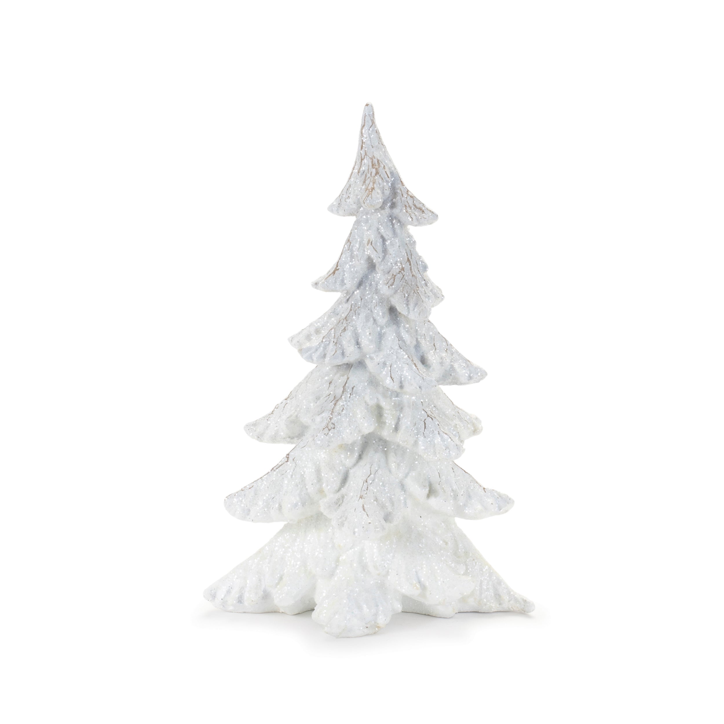 Frosted Glitter Pine Tree, Set of 3