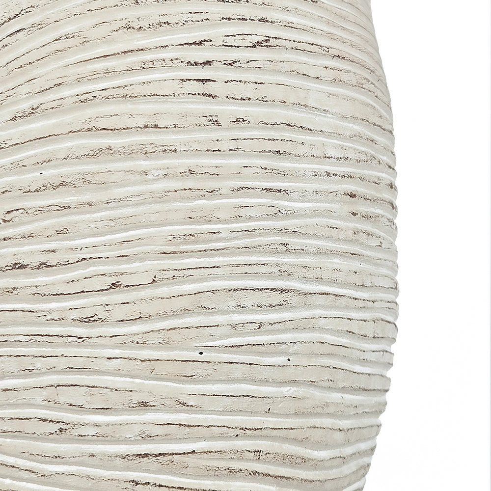 Nautilus Shell Planter with Textured Finish