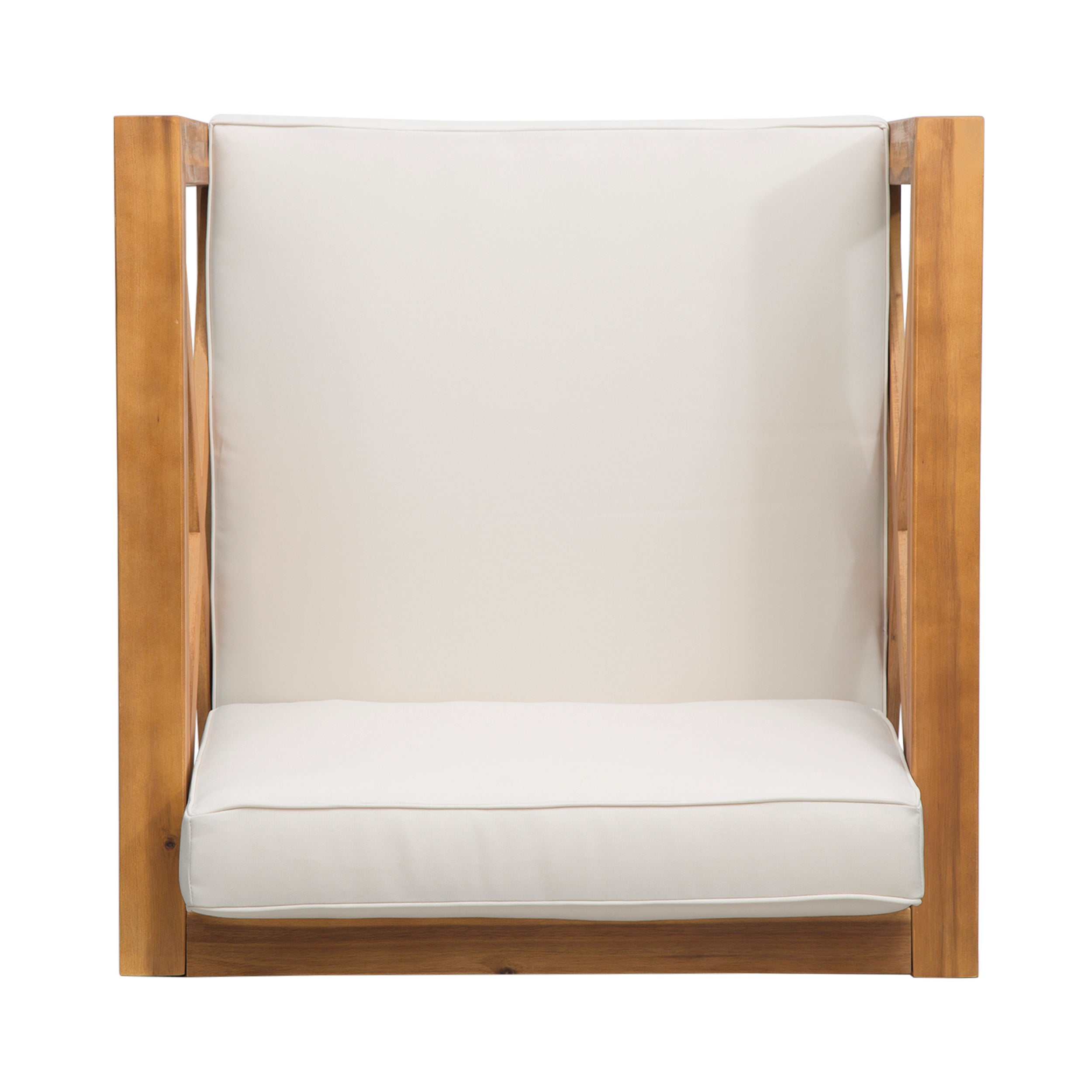 Brava Outdoor Club Chair with Water-Resistant Cushions