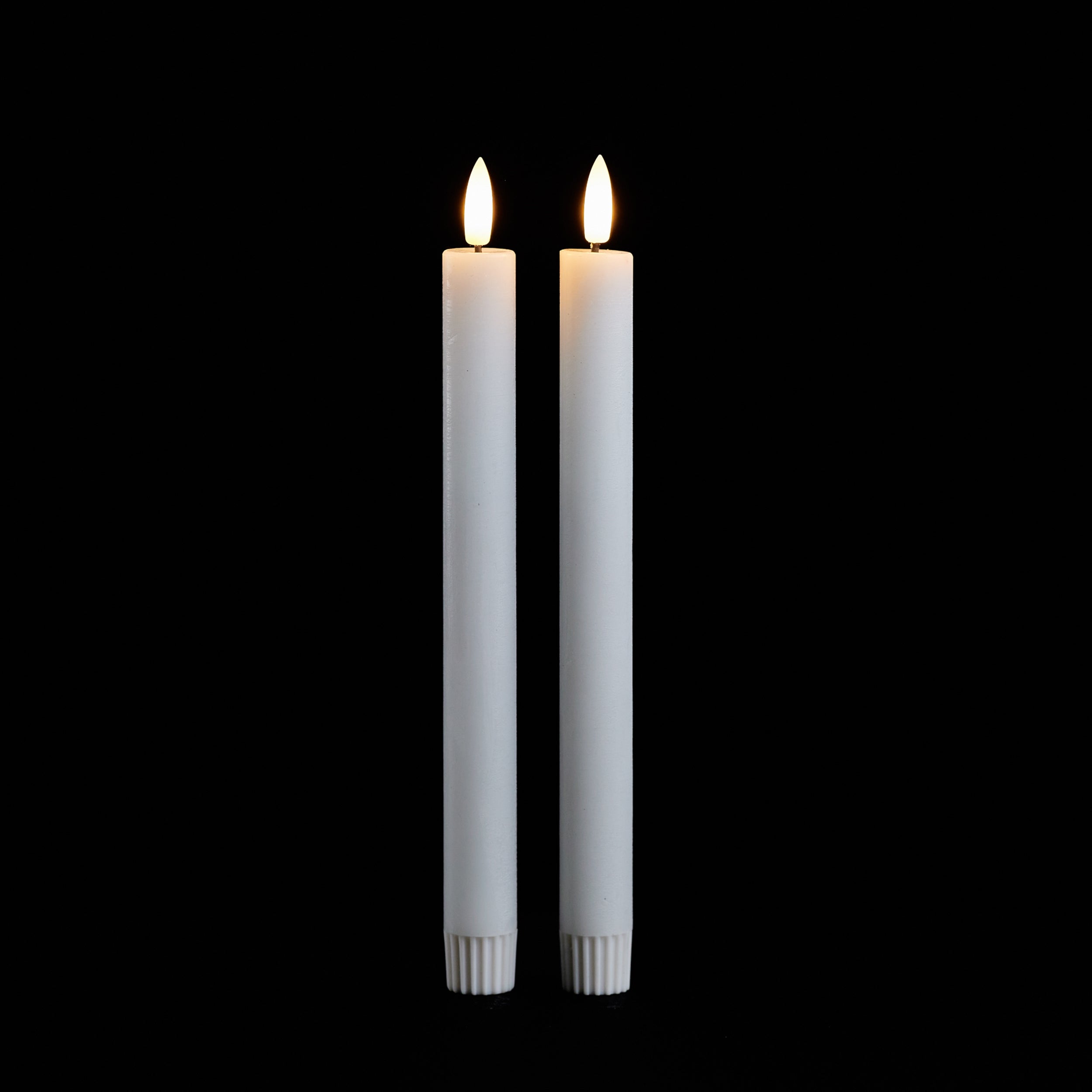 FIA Wick White Taper Candle, Set of 2