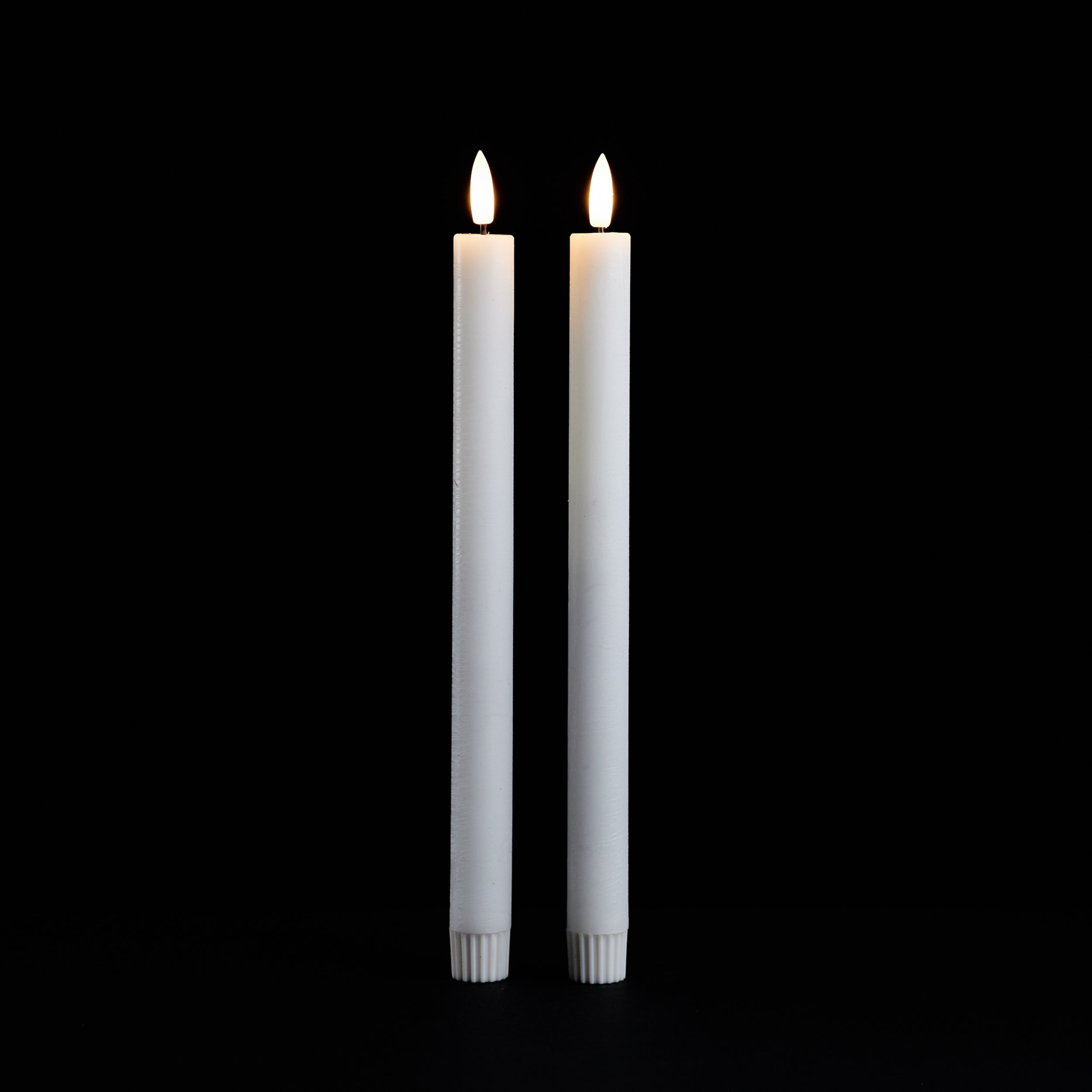 FIA Wick White Taper Candle, Set of 2