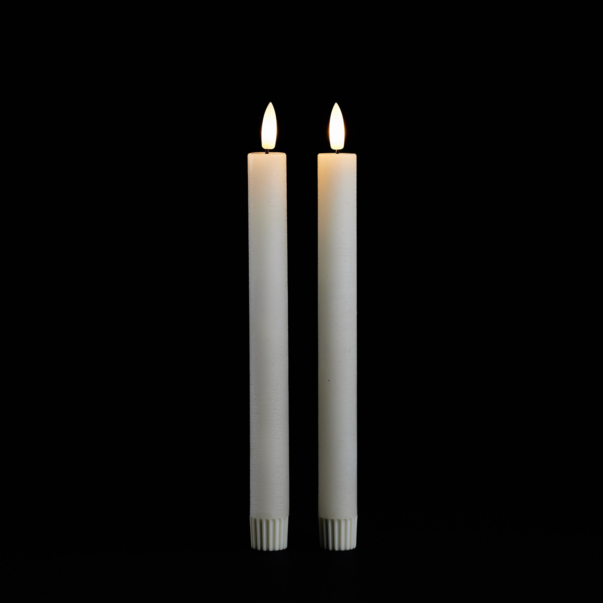 FIA Wick Ivory Taper Candle, Set of 2