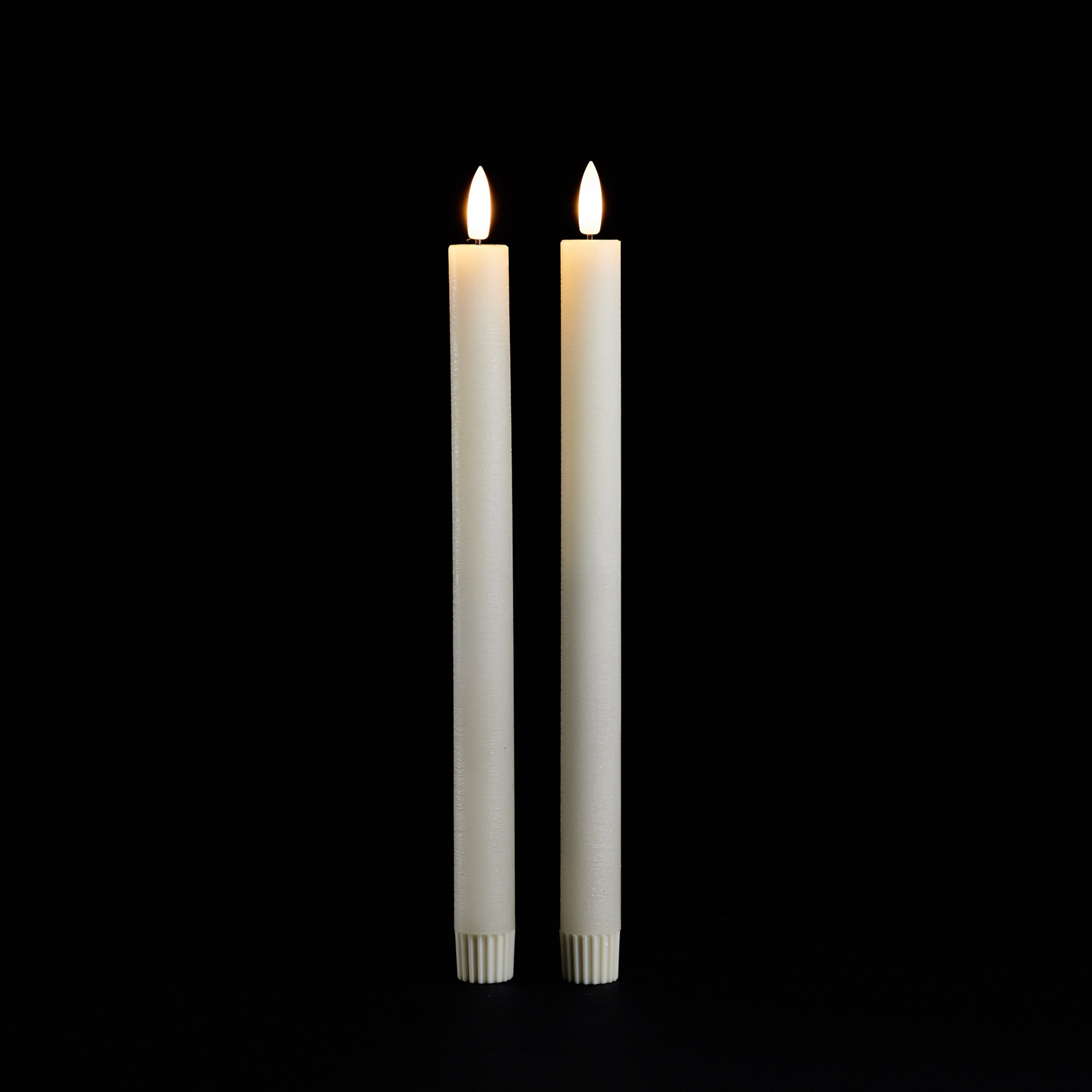 FIA Wick Ivory Taper Candle, Set of 2