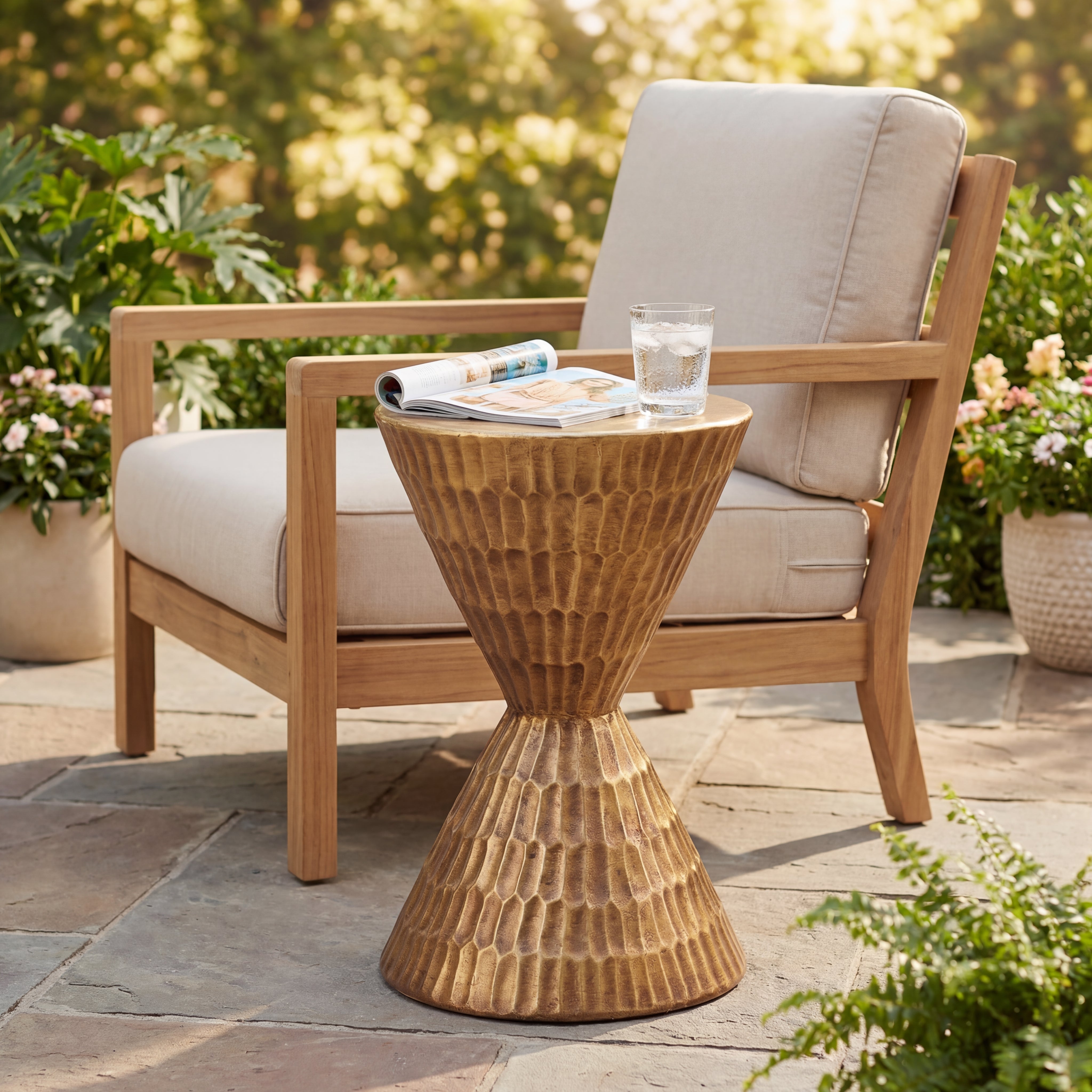 Handmade Indoor/Outdoor Side Table