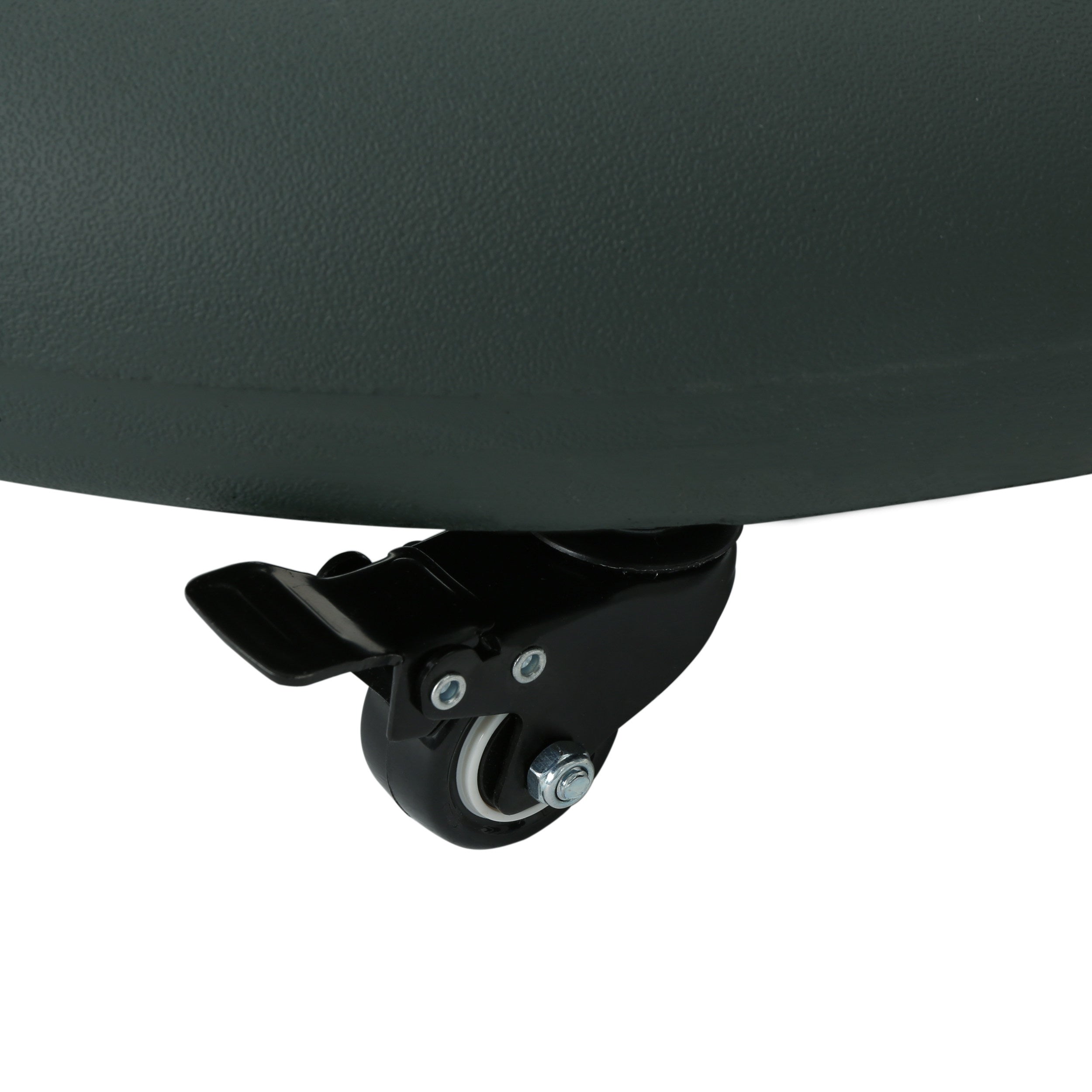Prehnite Outdoor Round Umbrella Base with Casters and Stainless Steel Holder