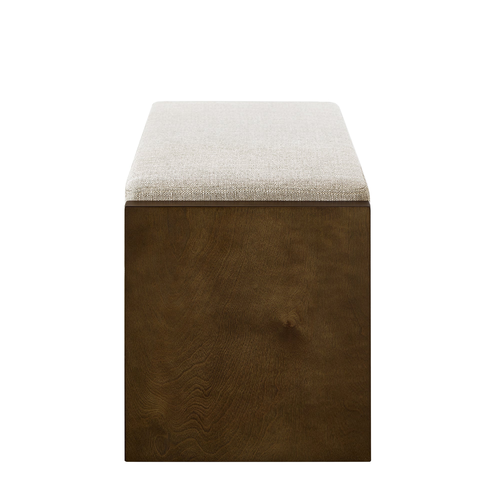 Accent Bench with Lower Shelf Shoe Rack and Padded Seating