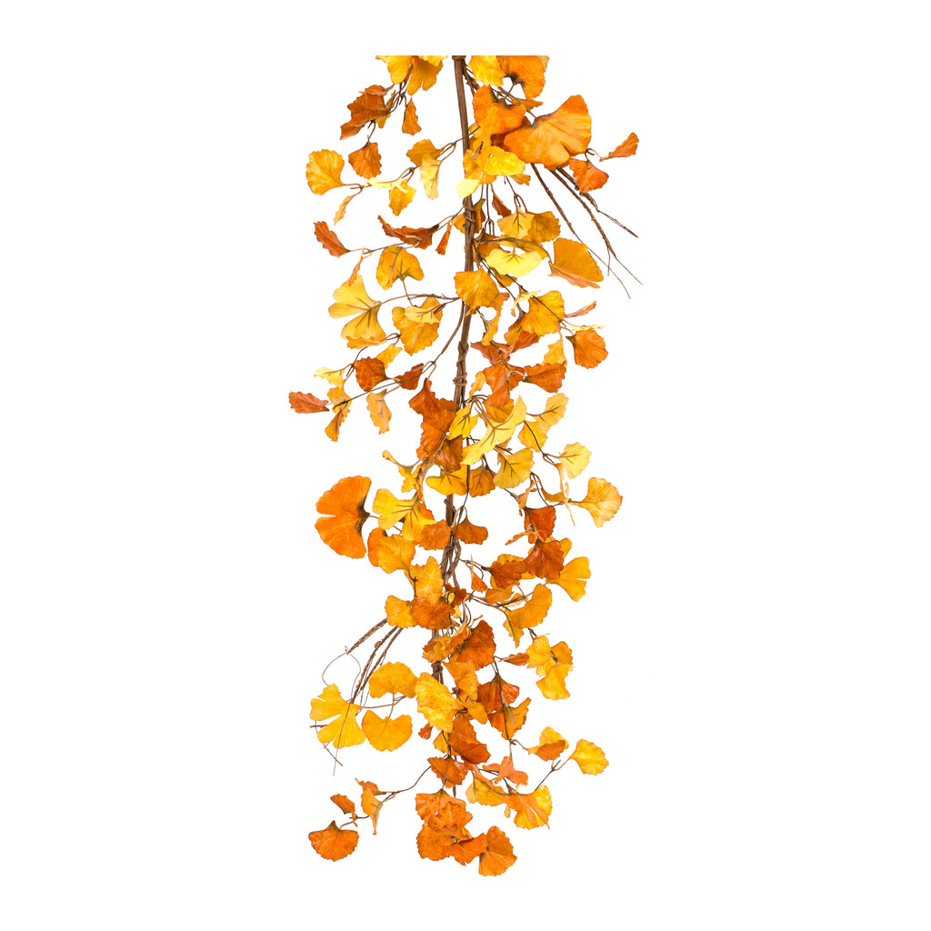 Fall Gingko Leaf Twig Garland (Set of 2)