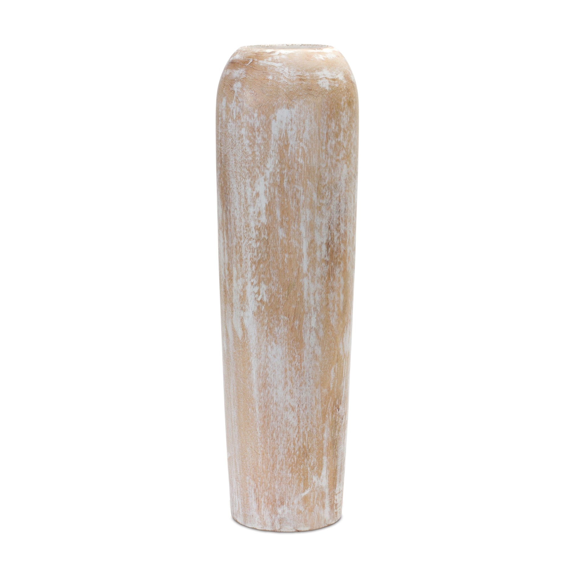 Wood Floor Vase 23.5" Vases