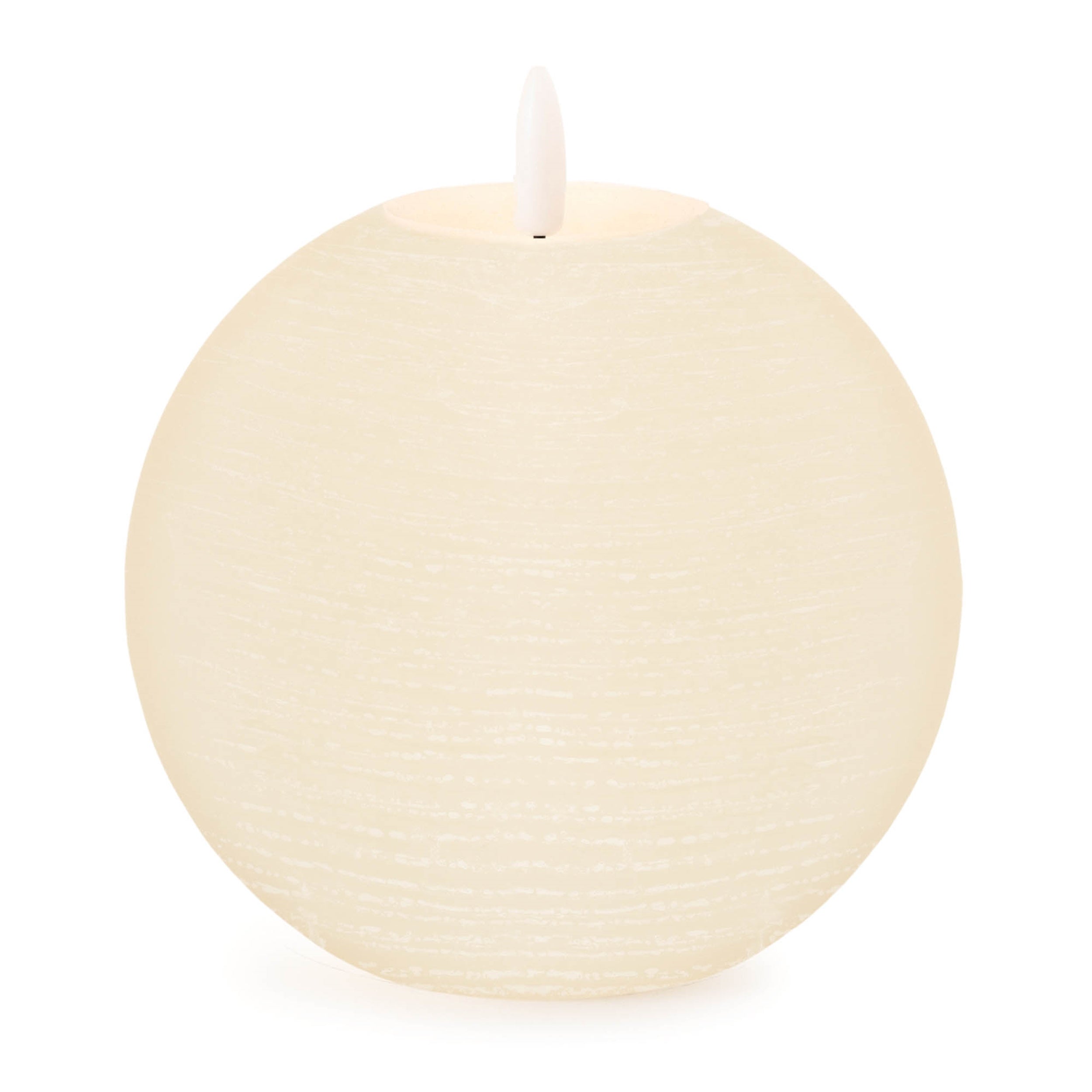FIA Wick Ivory Round Candle, Set of 2