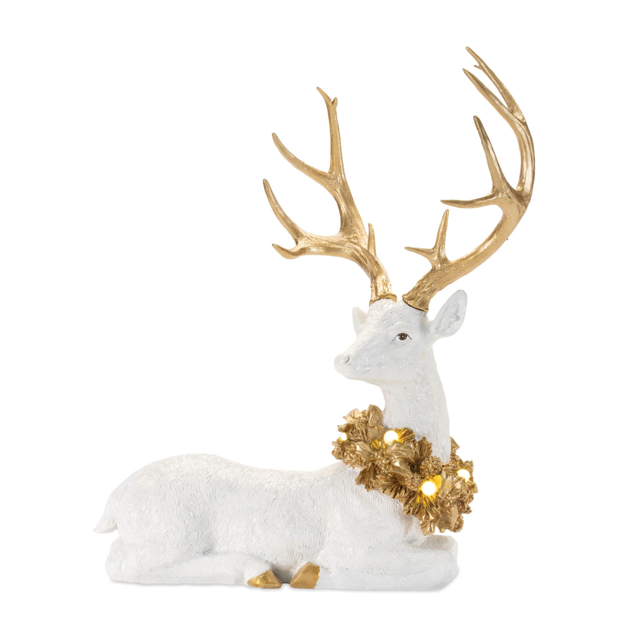 LED Holiday Deer Figurine, Set of 2