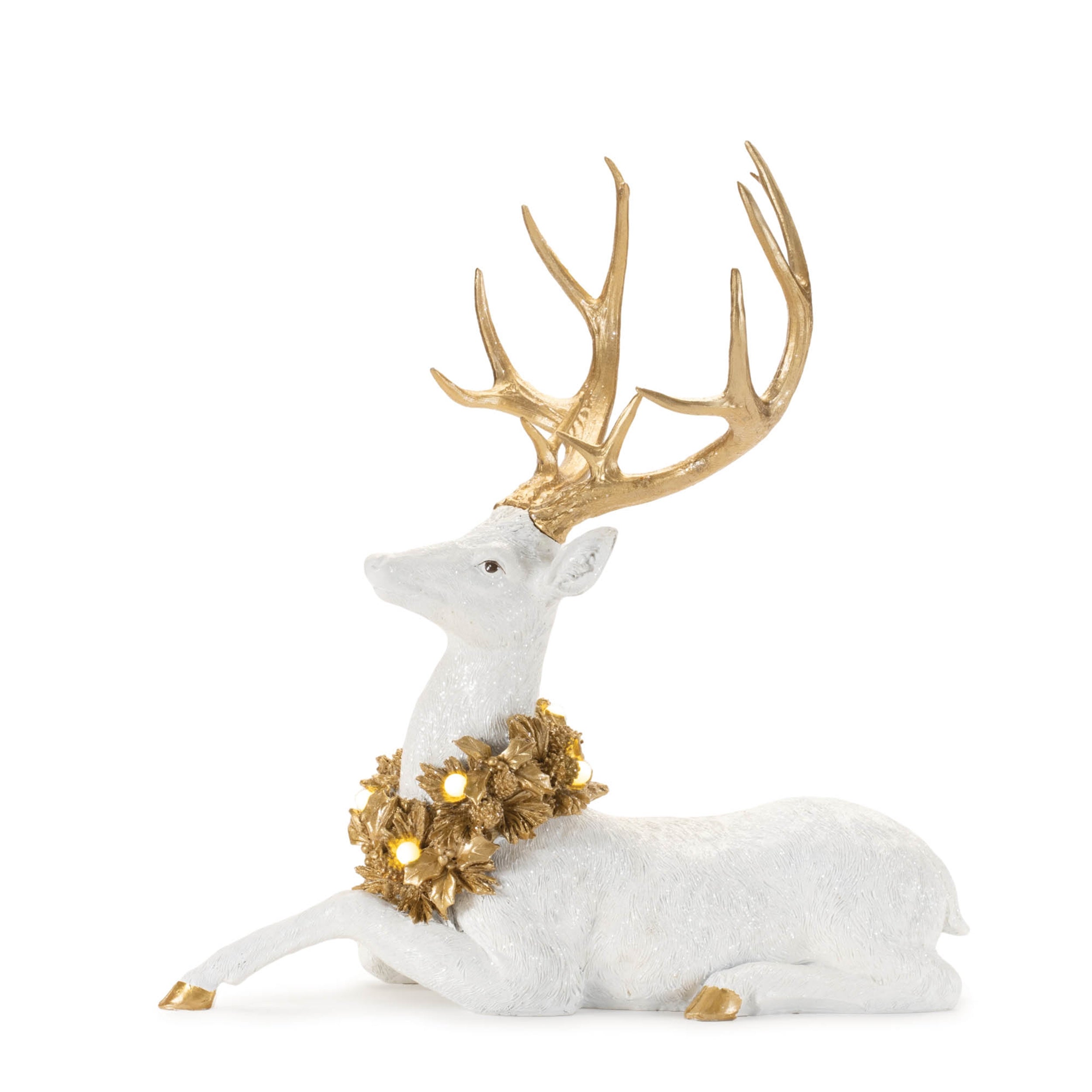 LED Holiday Deer Figurine, Set of 2