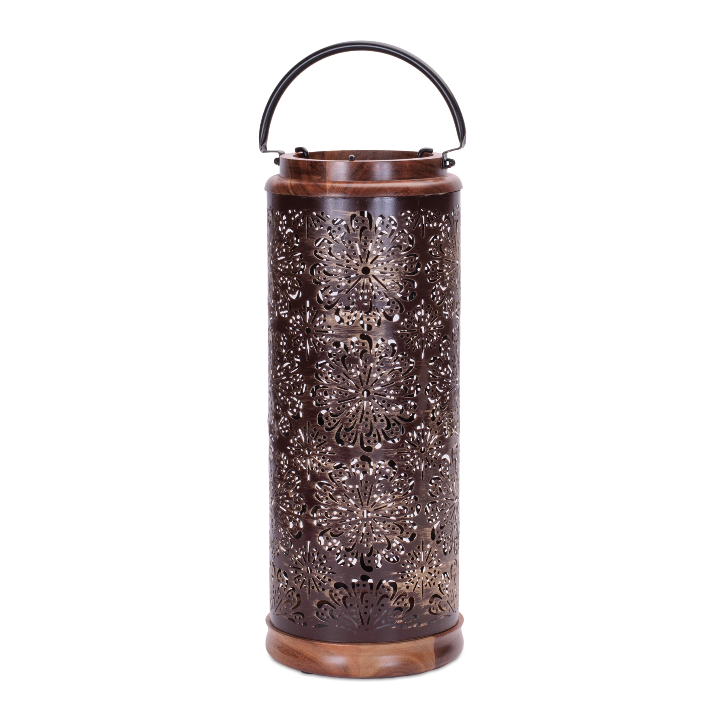 Pier 1 Punched Metal Lantern - Thumbnail 2