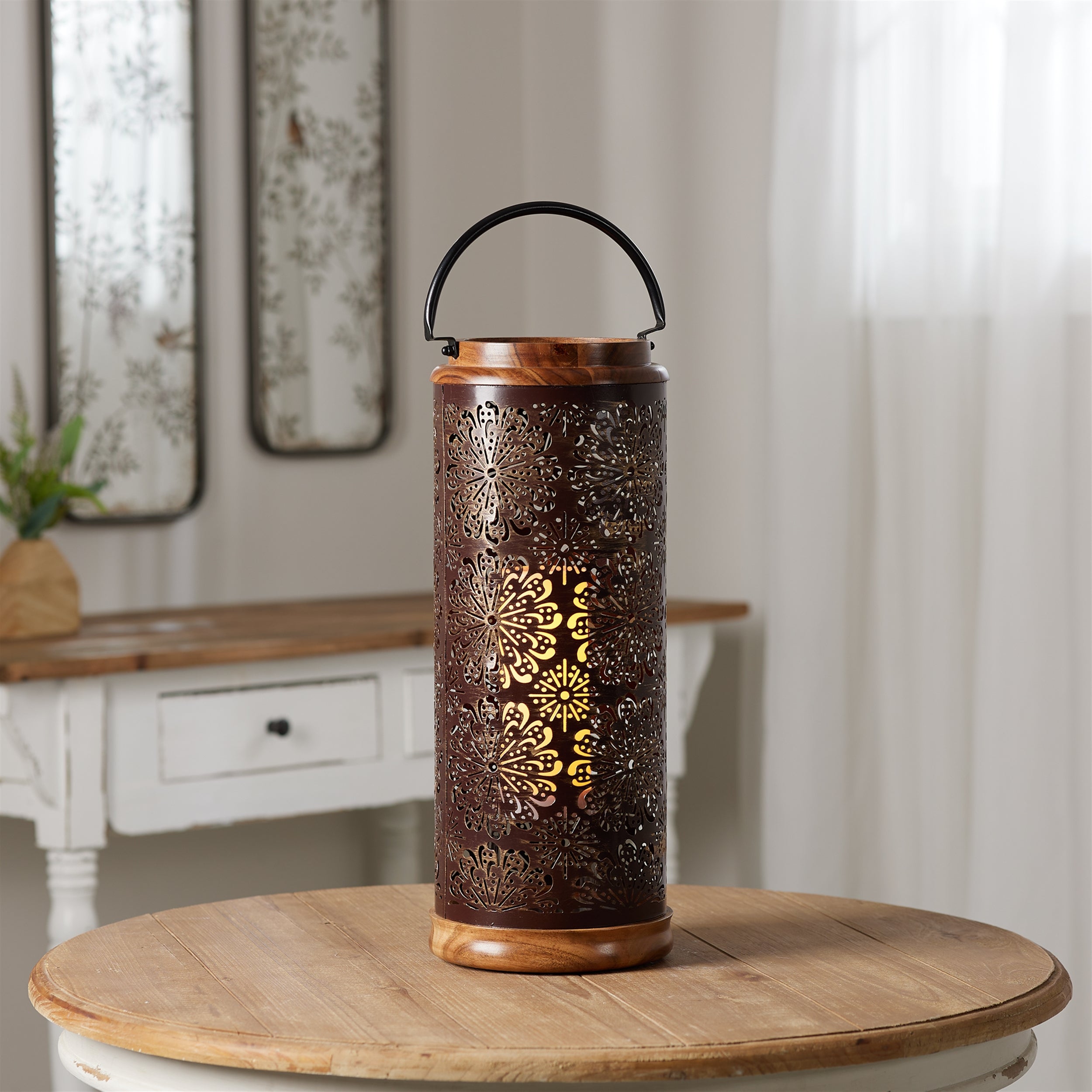 Pier 1 Punched Metal Lantern
