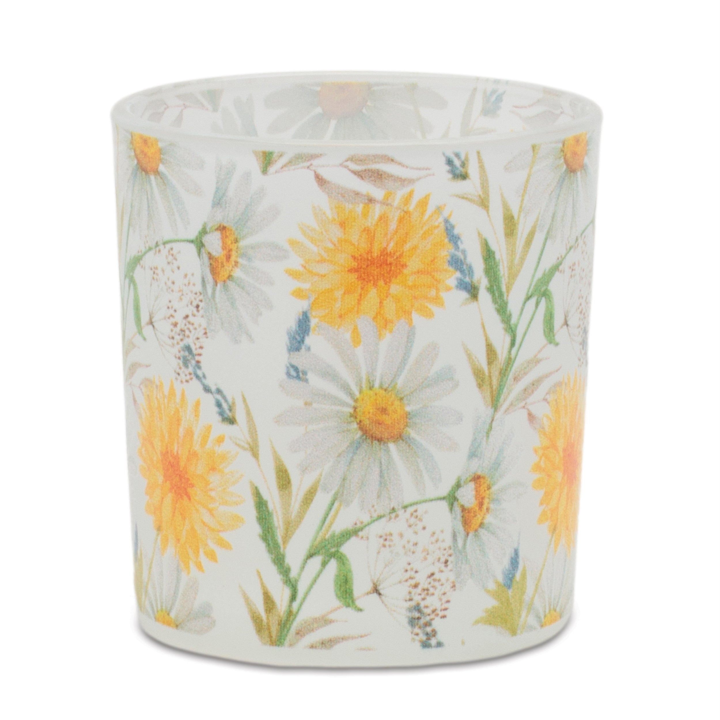 Floral Print Votive Candle Holder, Set of 3
