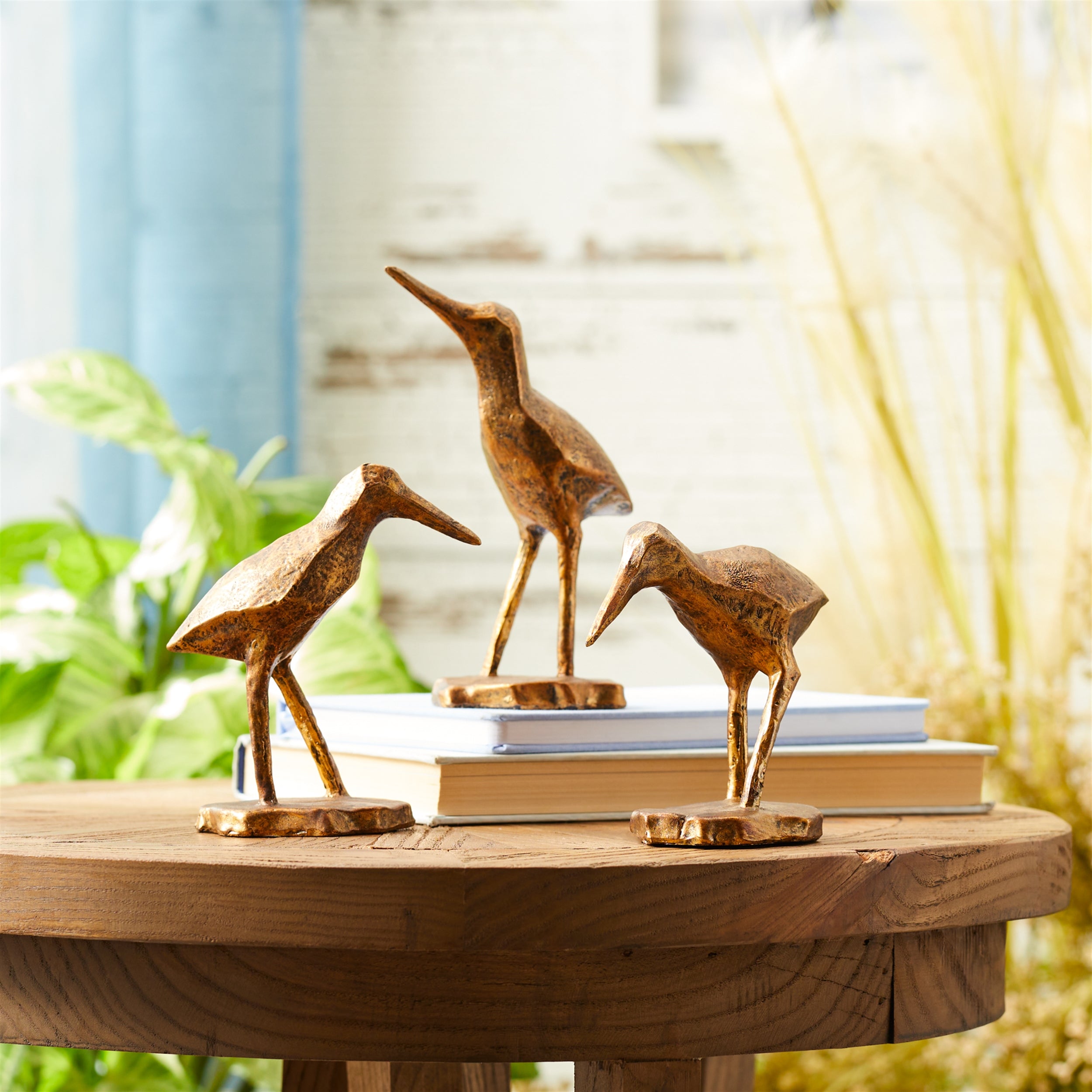 Modern Sea Bird Figurine, Set of 3