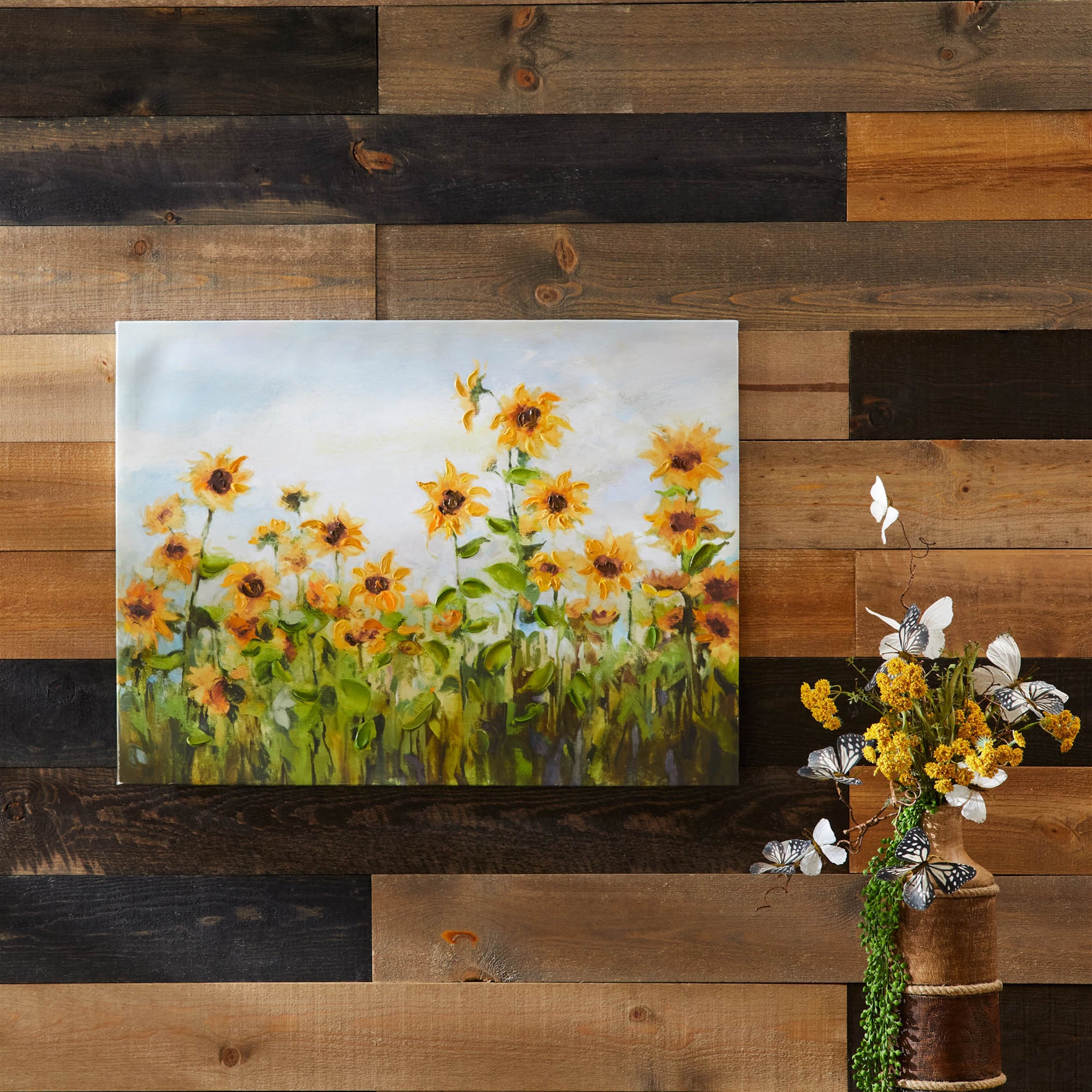 Sunflower Field Canvas Wall Art