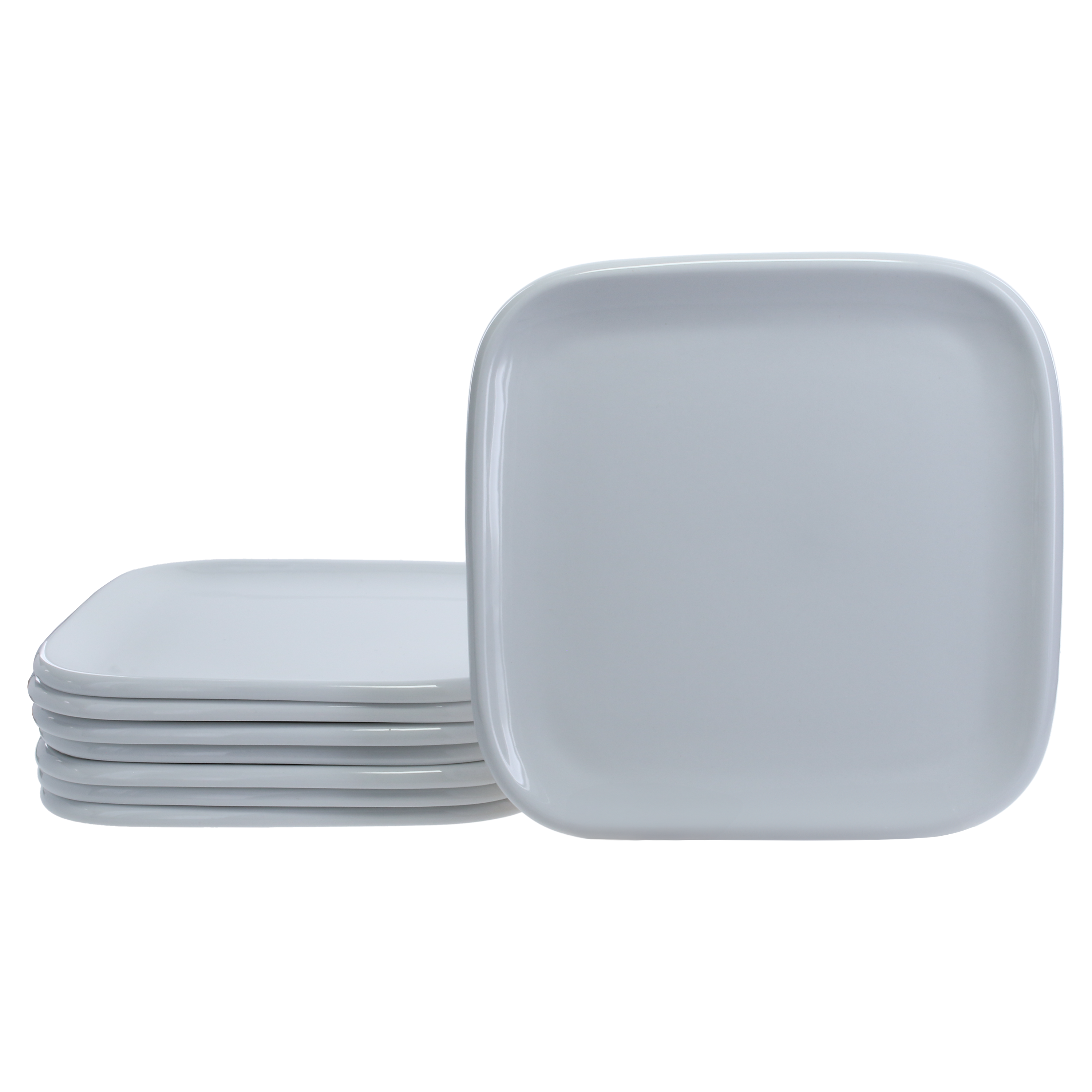 Impulse Square Salad Plates, Set of 8
