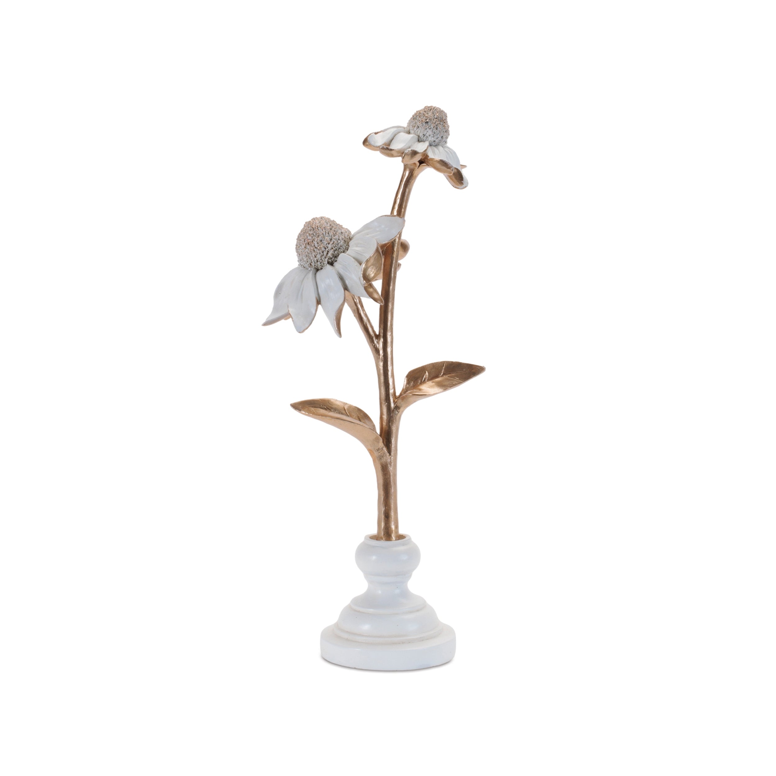 Ceramic Floral Stem Sculpture, Set of 3