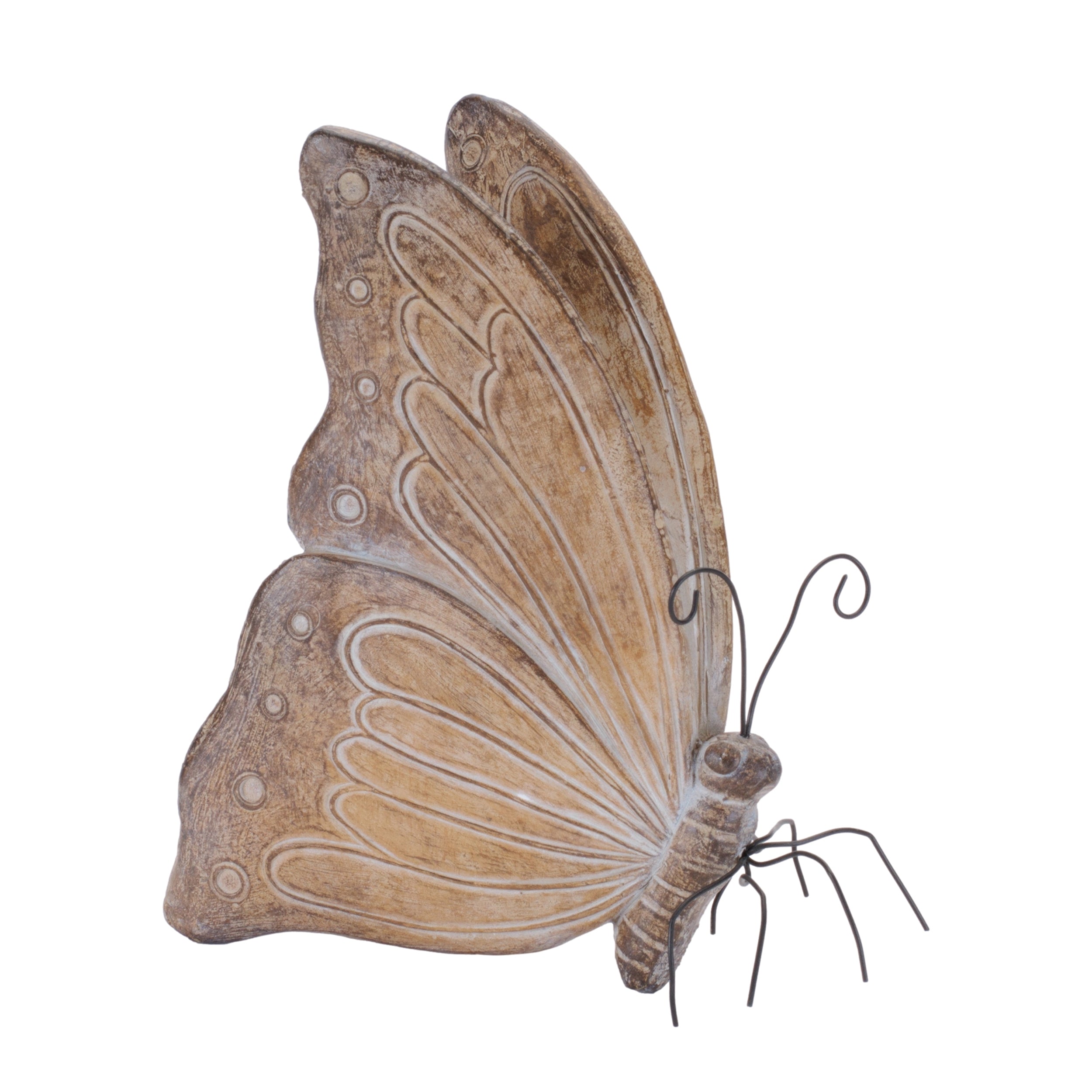 Etched Butterfly Shelf Sitter, Set of 4