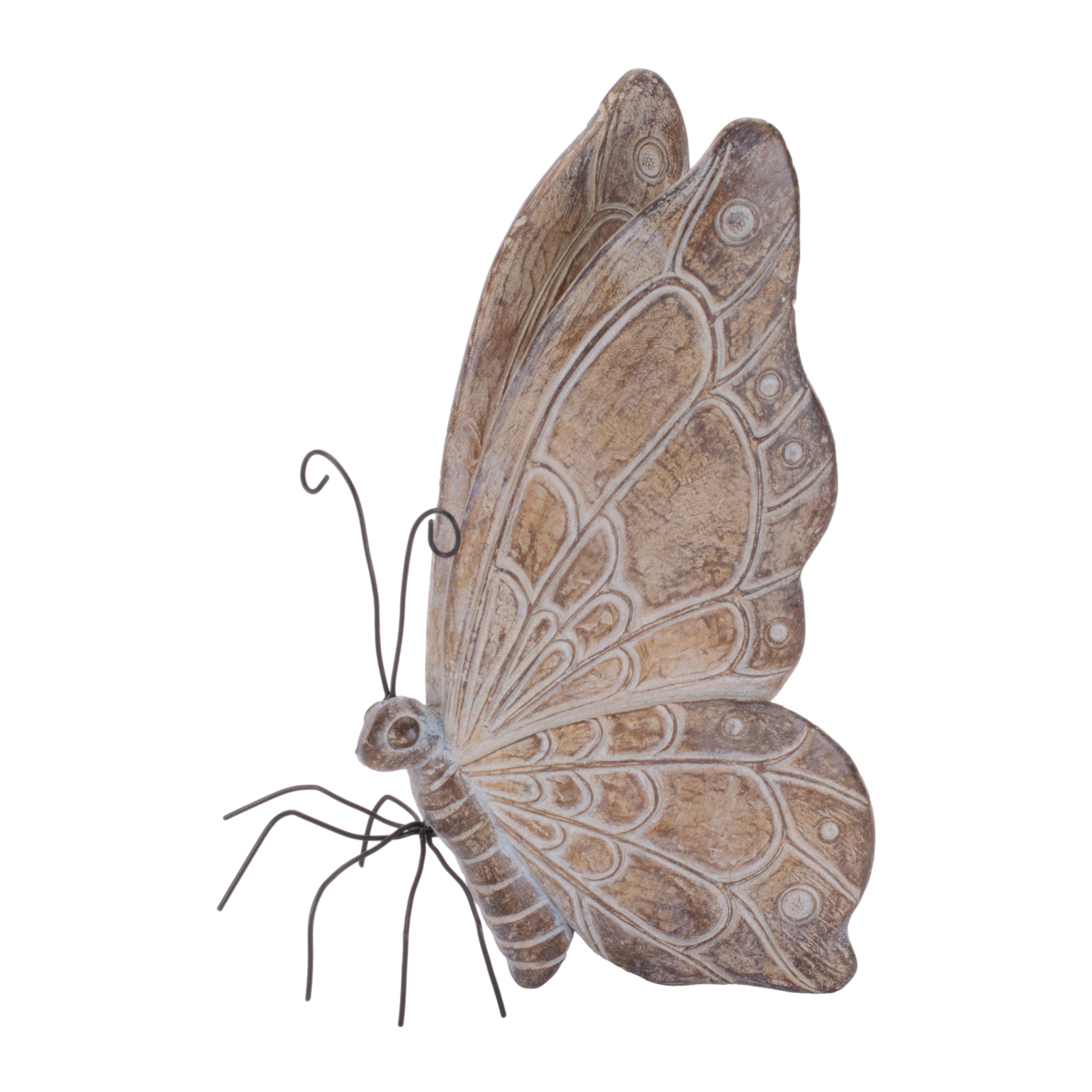 Etched Butterfly Shelf Sitter, Set of 4