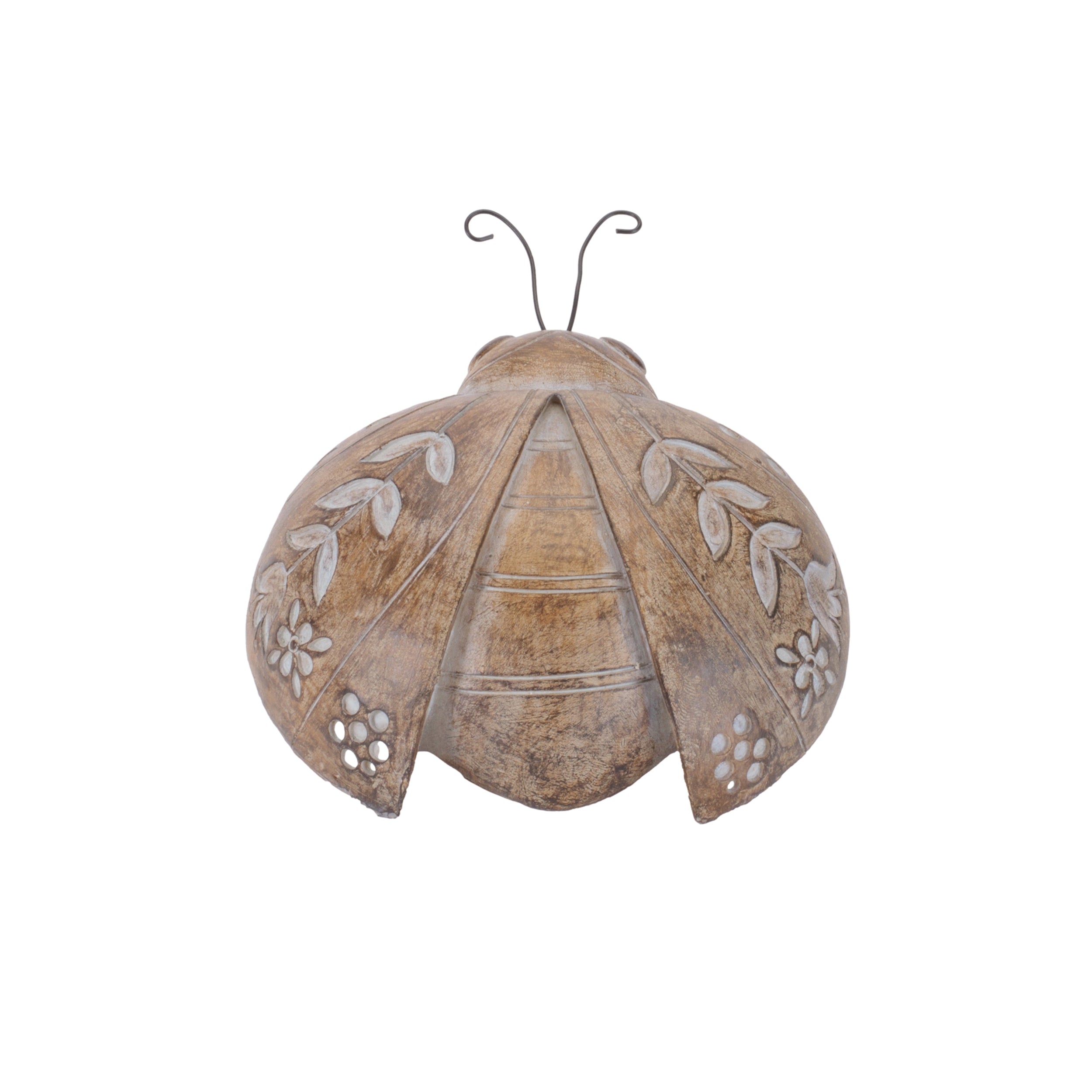 Floral Etched Insect Shelf Sitter, Set of 4