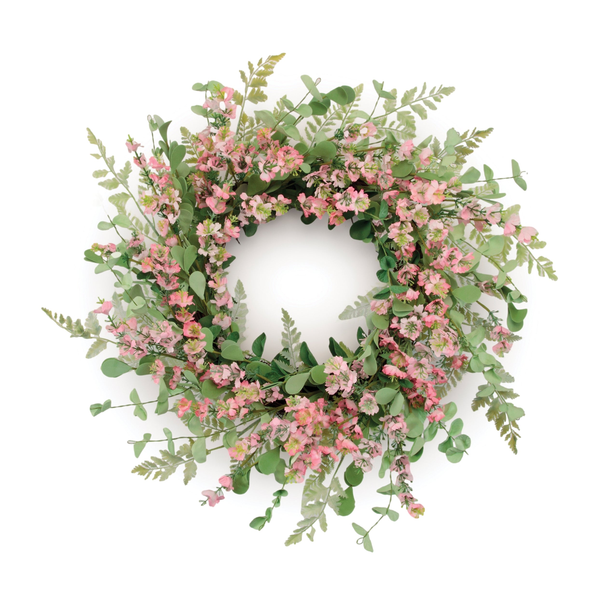 Mixed Blossom Floral Wreath