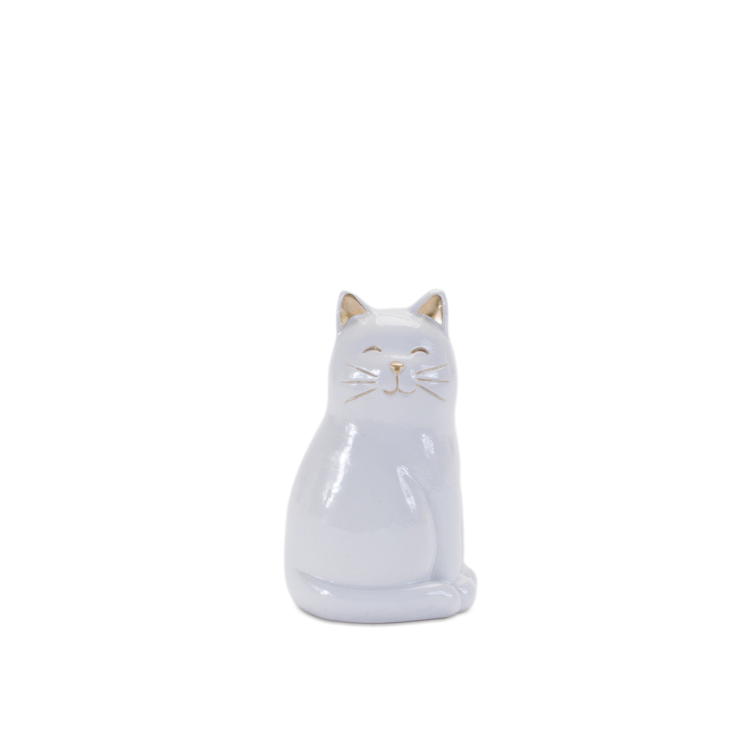 Sitting Cat Figurine, Set of 6