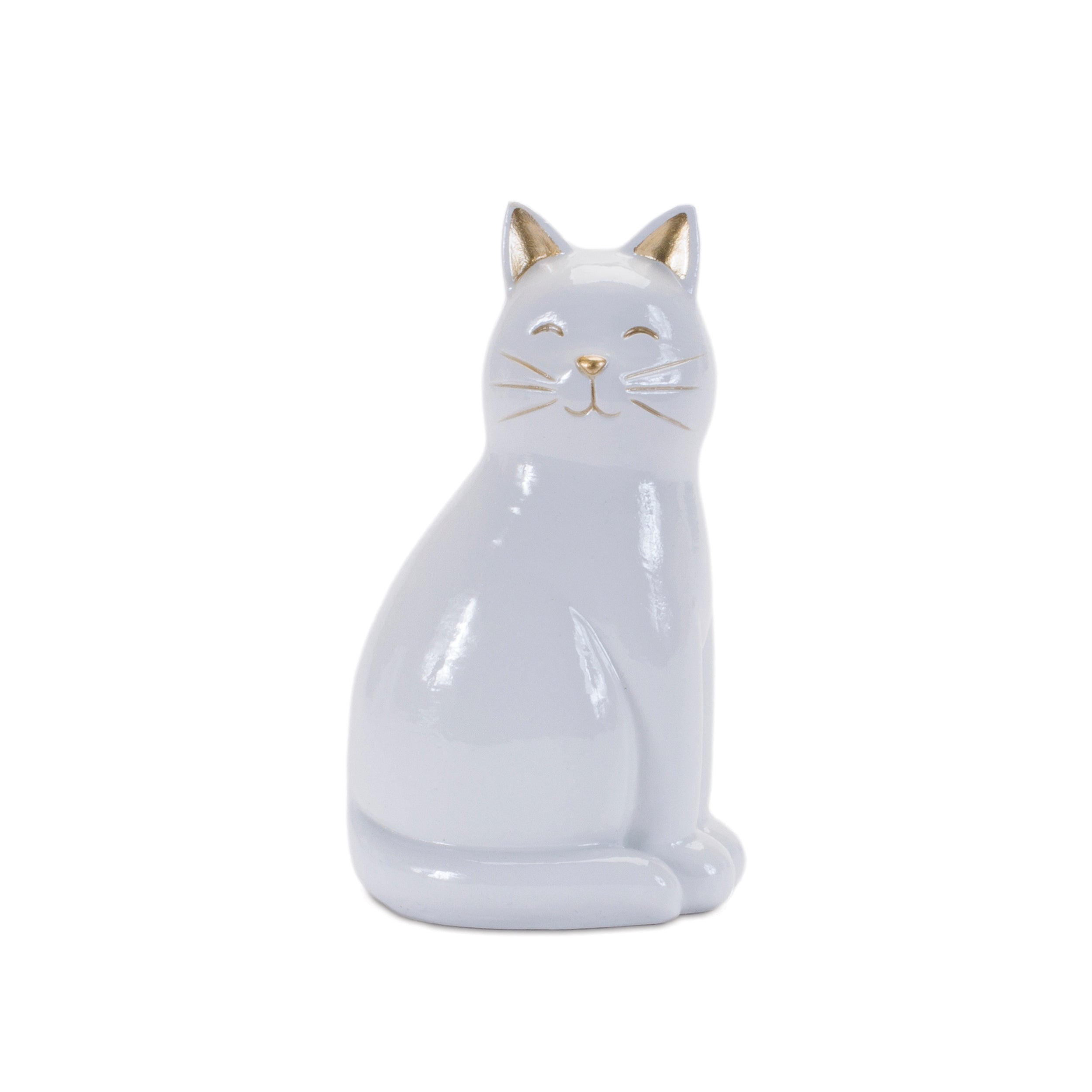 Sitting Cat Figurine, Set of 6