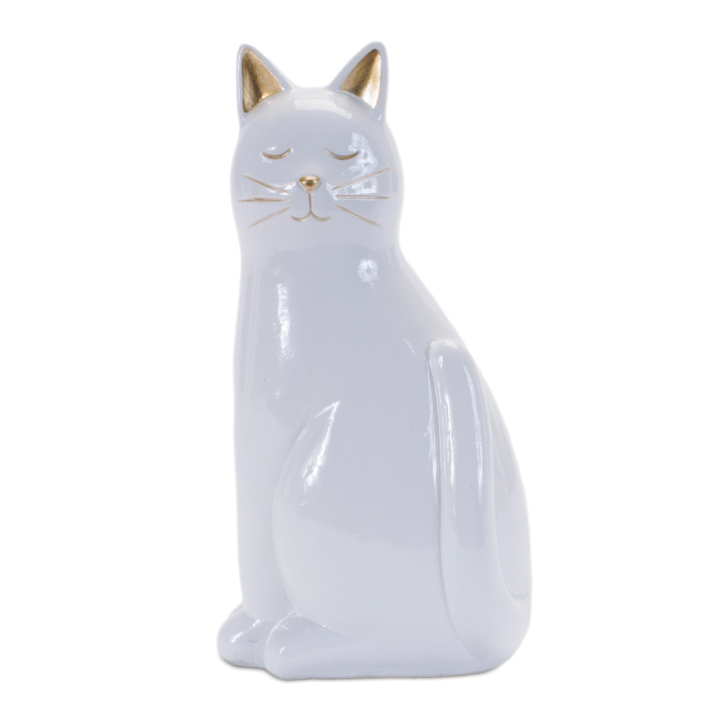 Sitting Cat Figurine, Set of 6