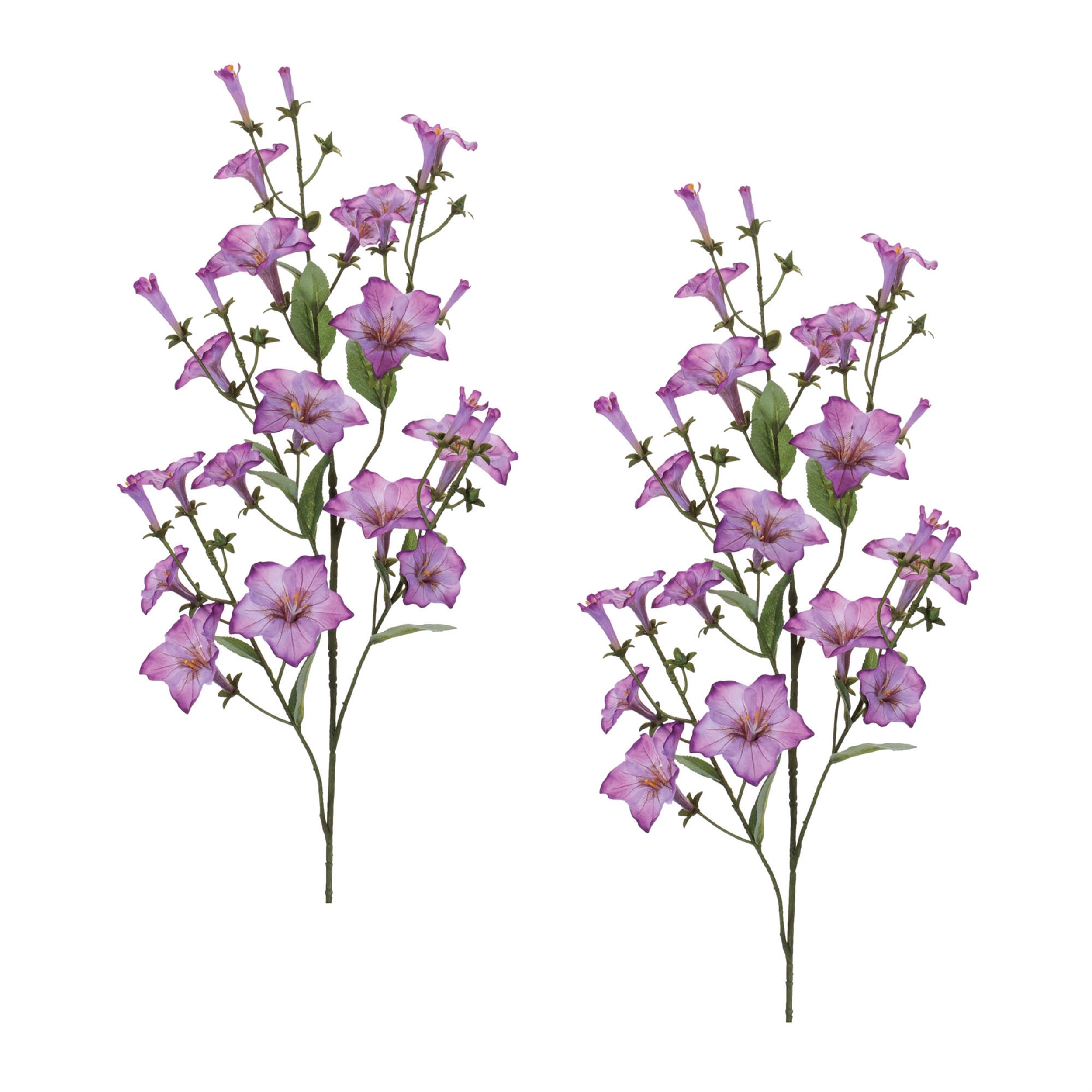 Morning Glory Floral Spray, Set of 2