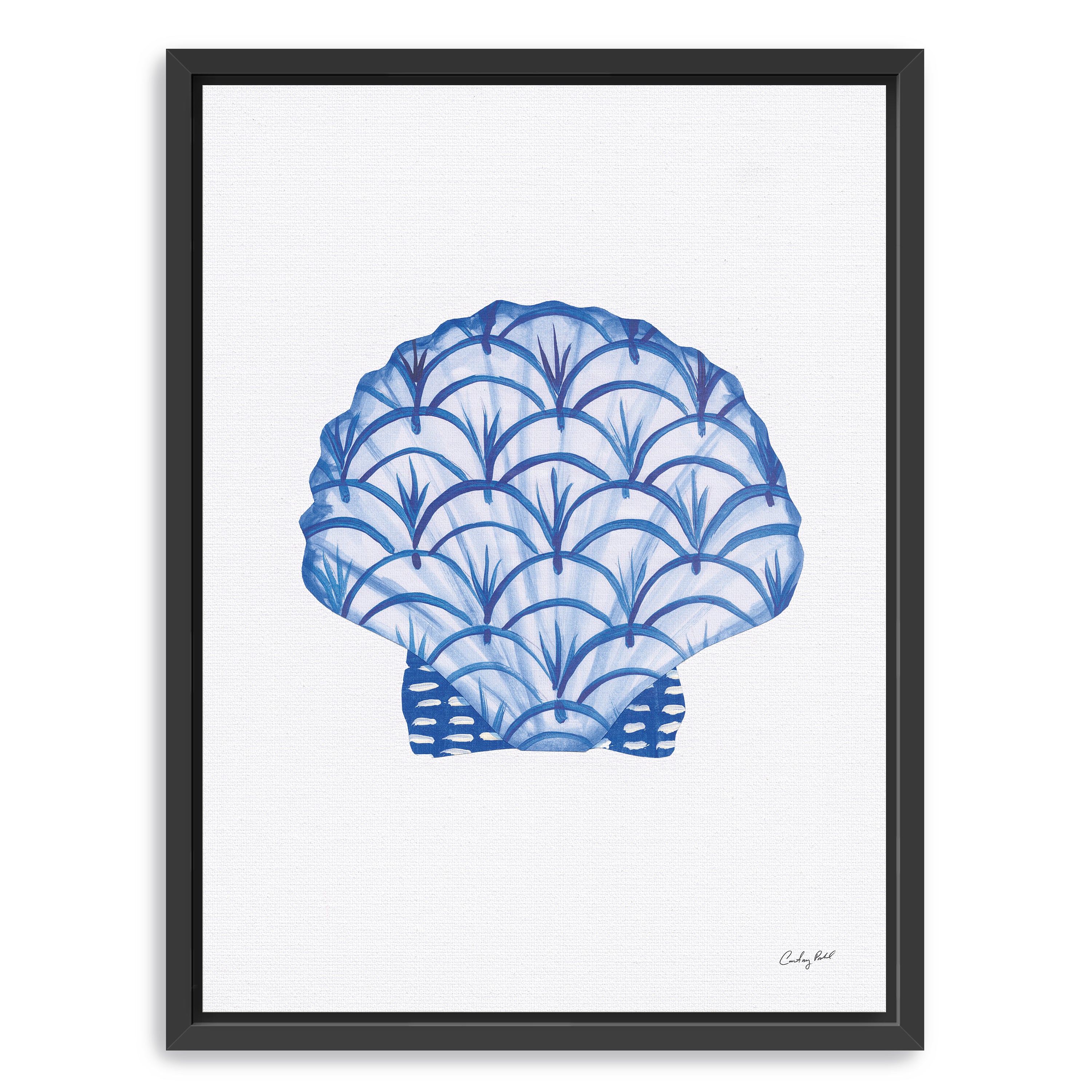 Chinoiserie Shells II Canvas Giclee