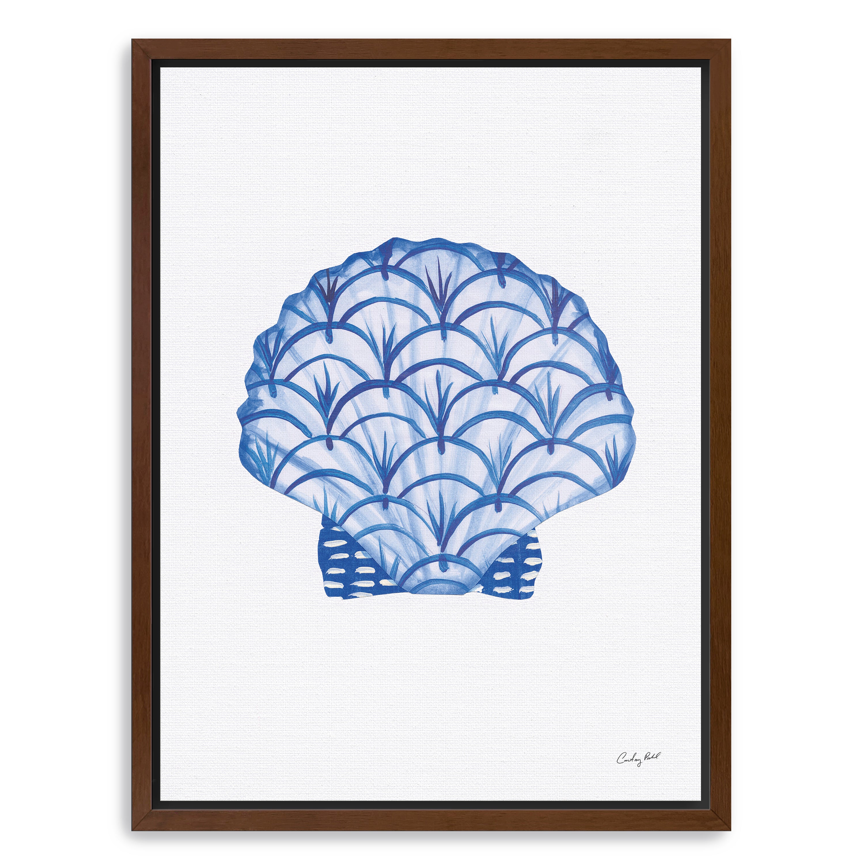 Chinoiserie Shells II Canvas Giclee