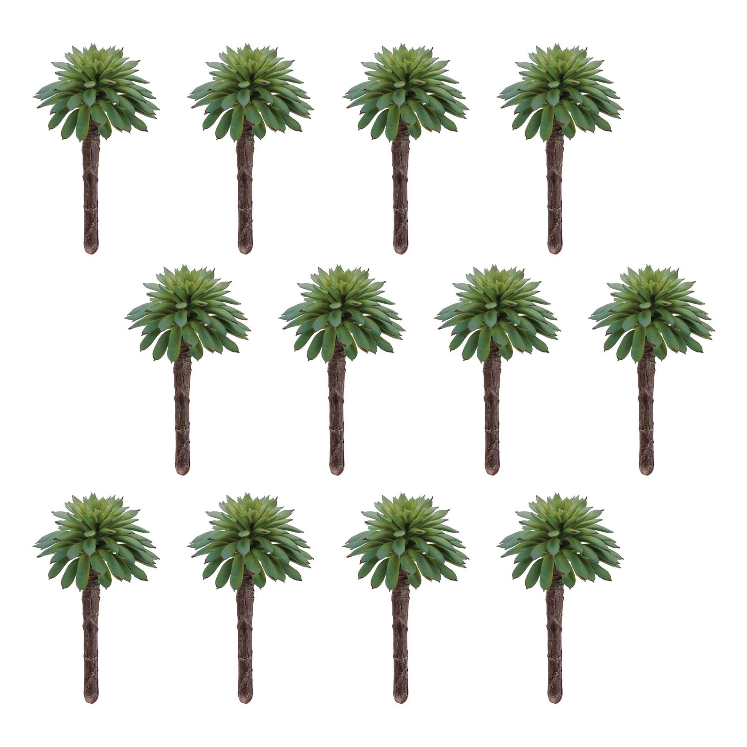 Succulent Plant Pick, Set of 12