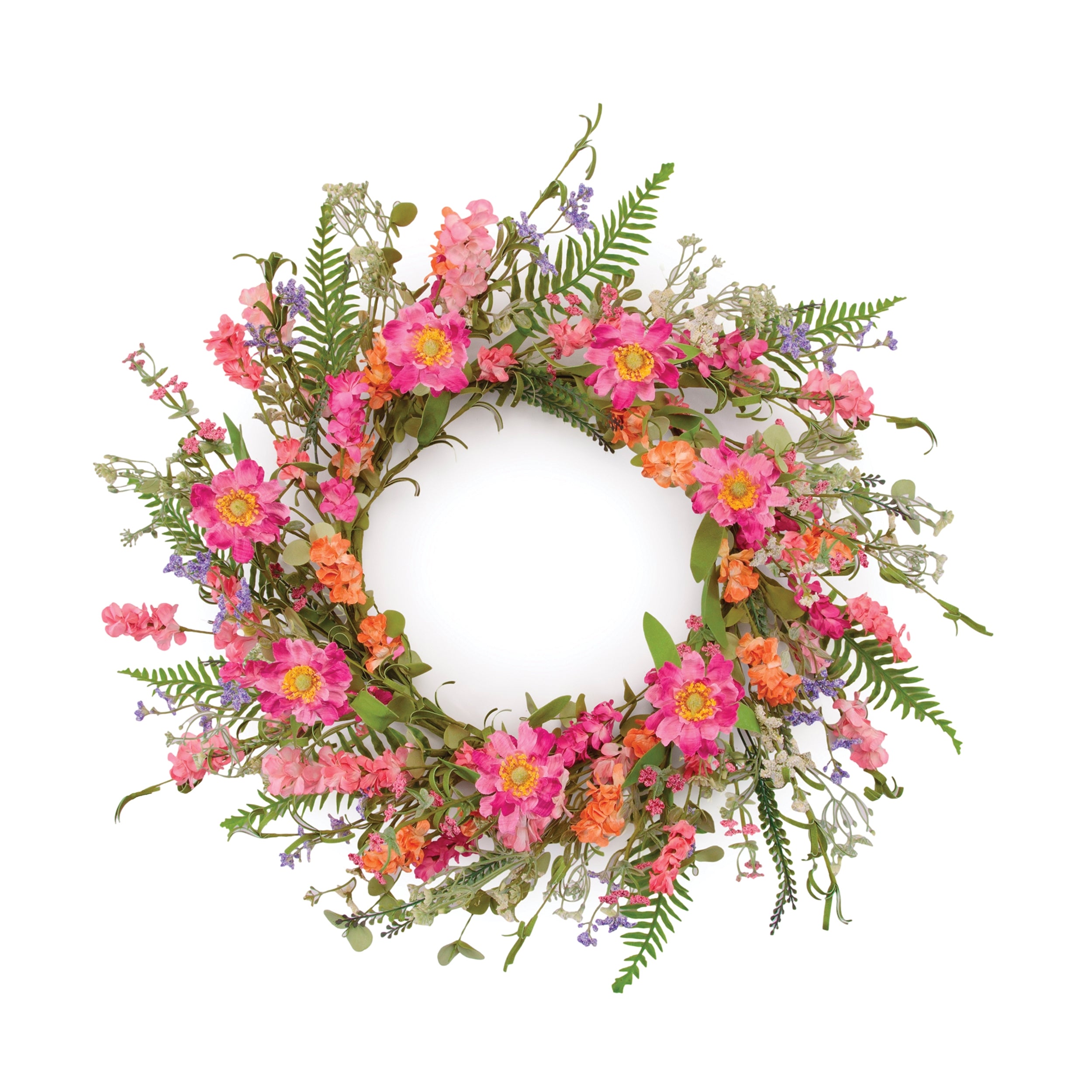 Mixed Floral and Foliage Wreath